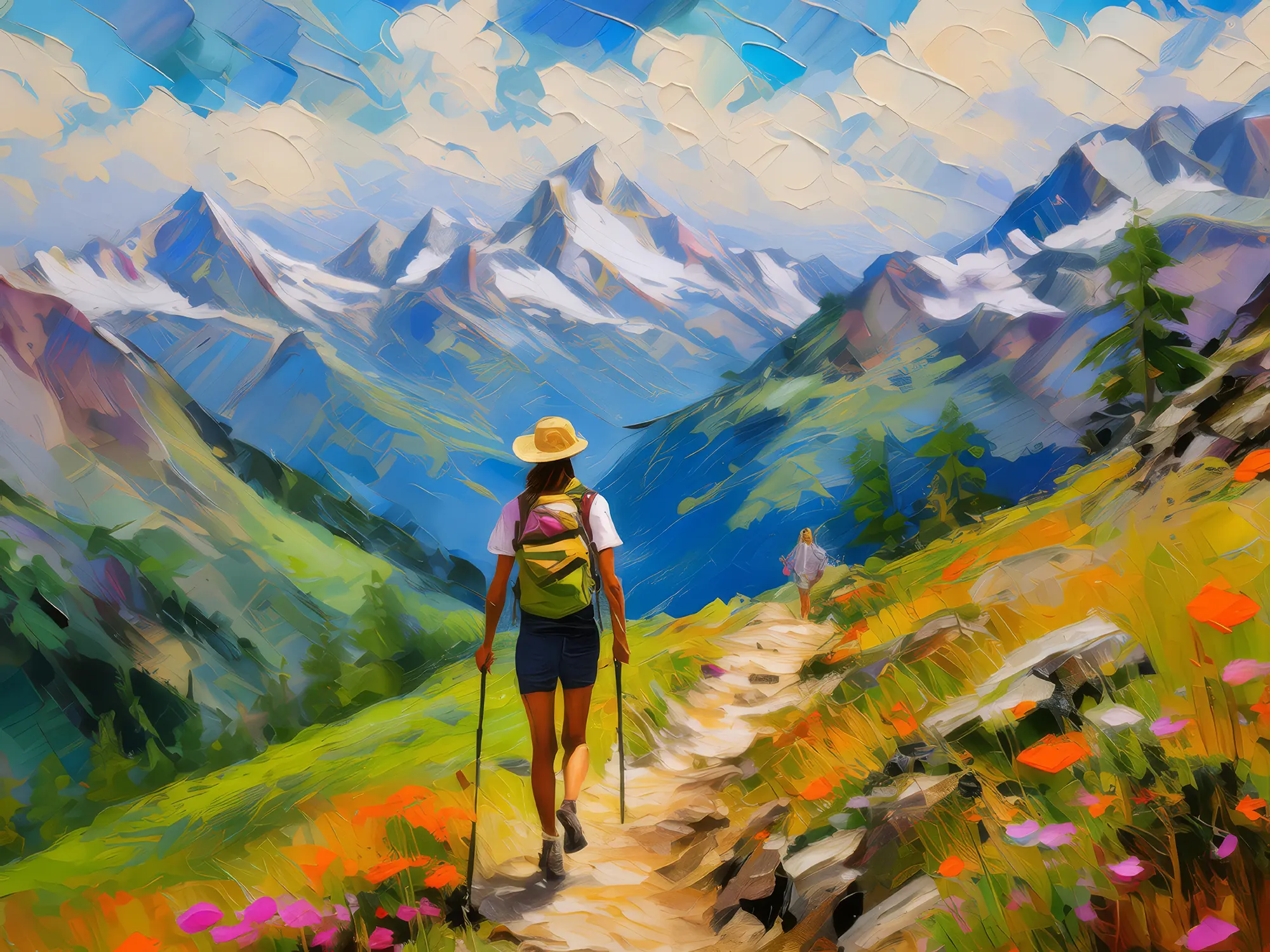 Painting: Alpine Adventure Awaits