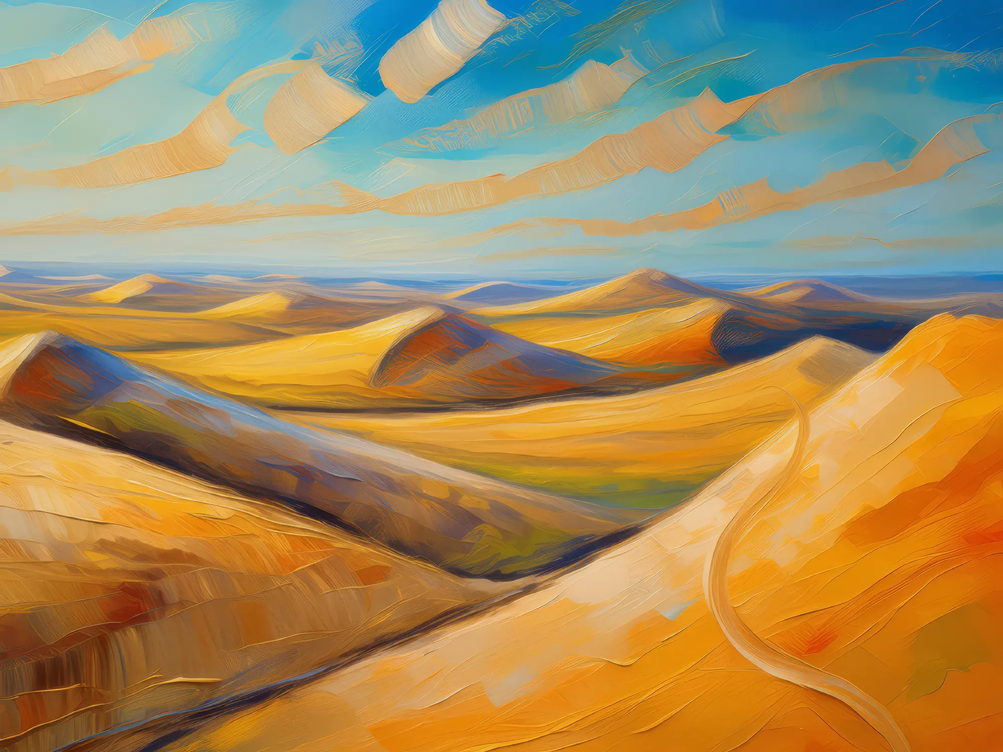 Painting: Ancient Sand Dunes