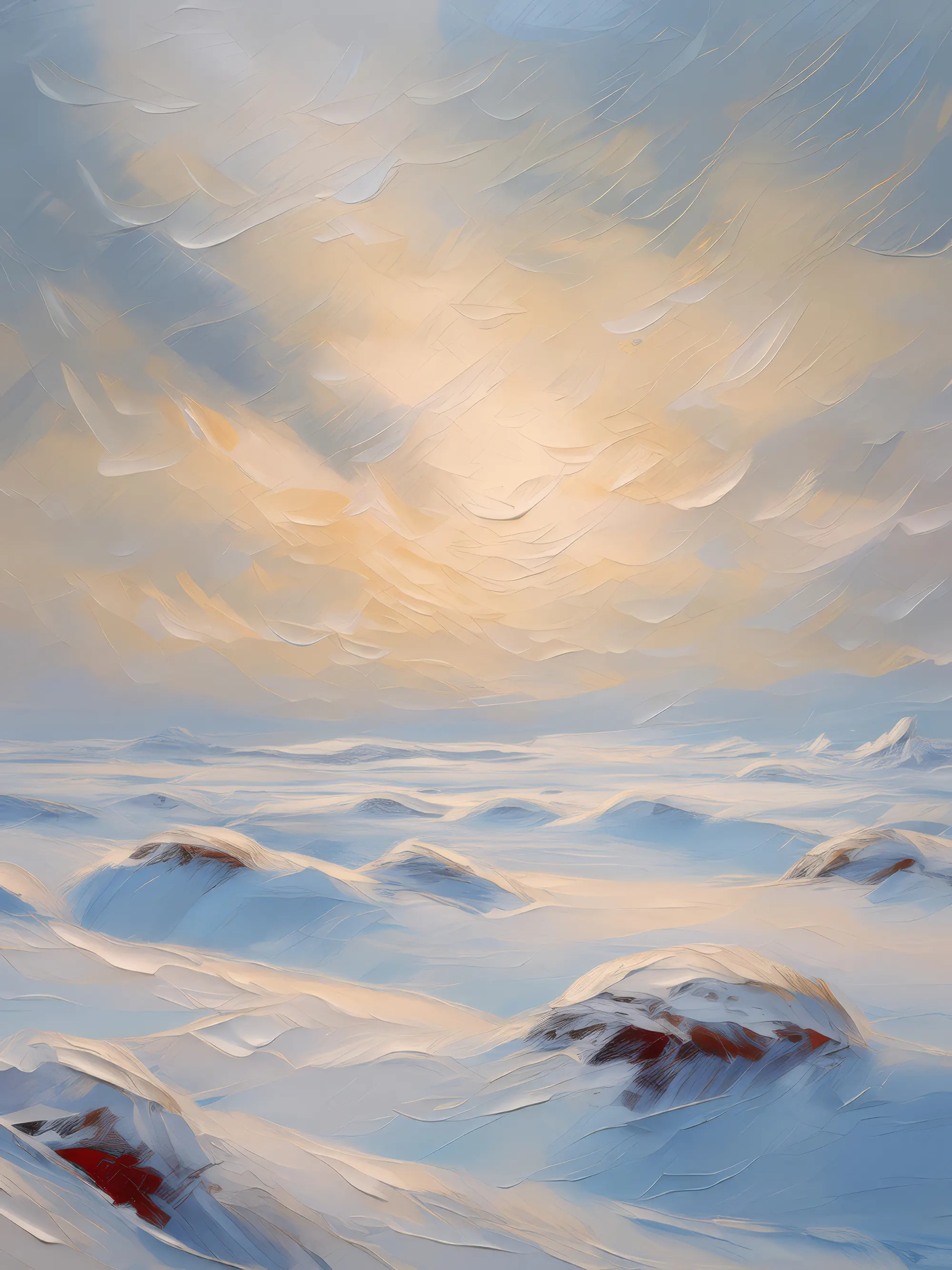 Painting: Arctic Frozen Tundra