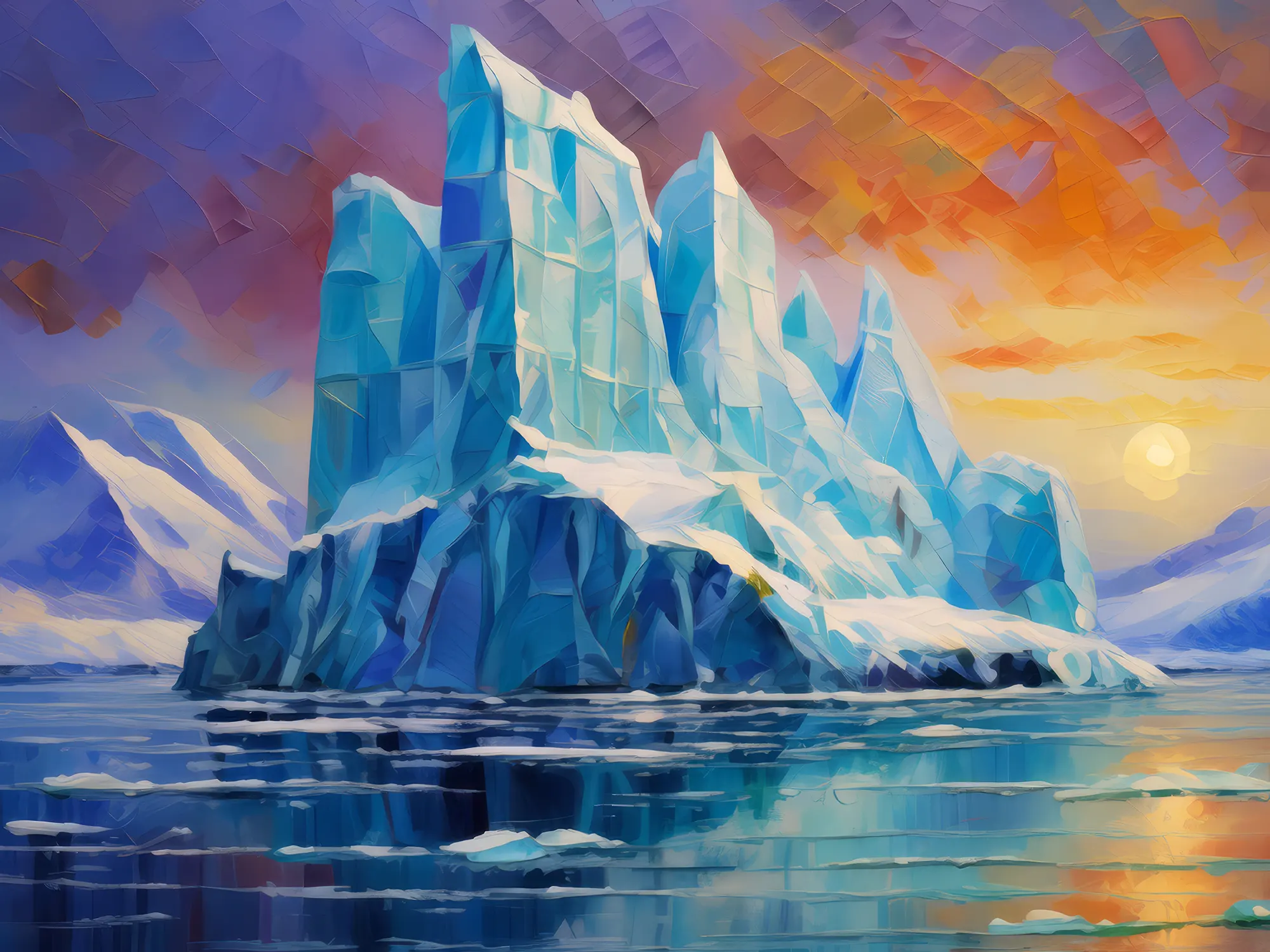 Painting: Arctic Ice Palace