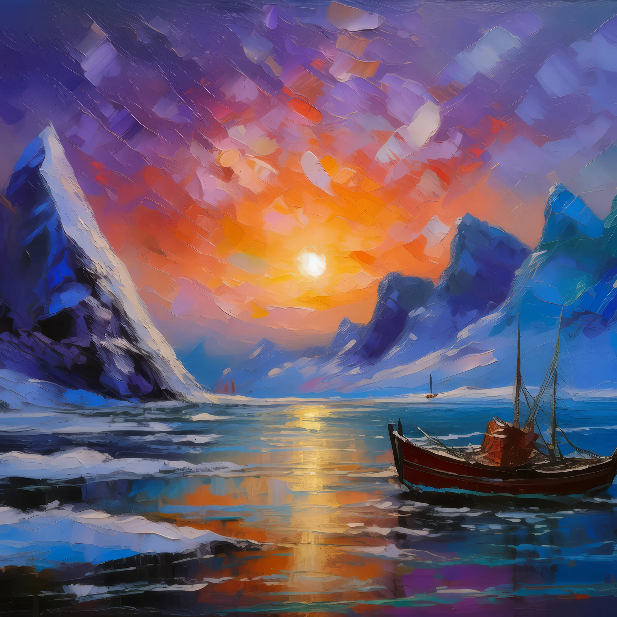 Painting: Arctic Twilight