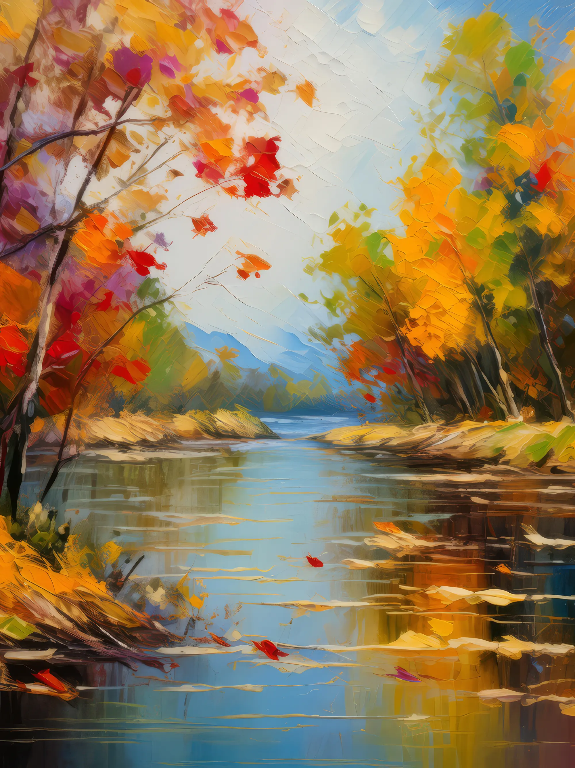 Painting: Autumn Changes in Delta