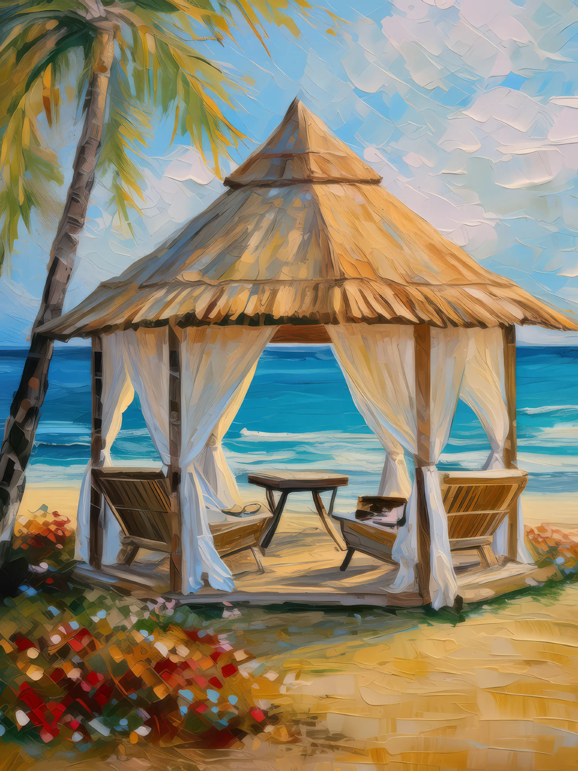 Painting: Beachside Cabana