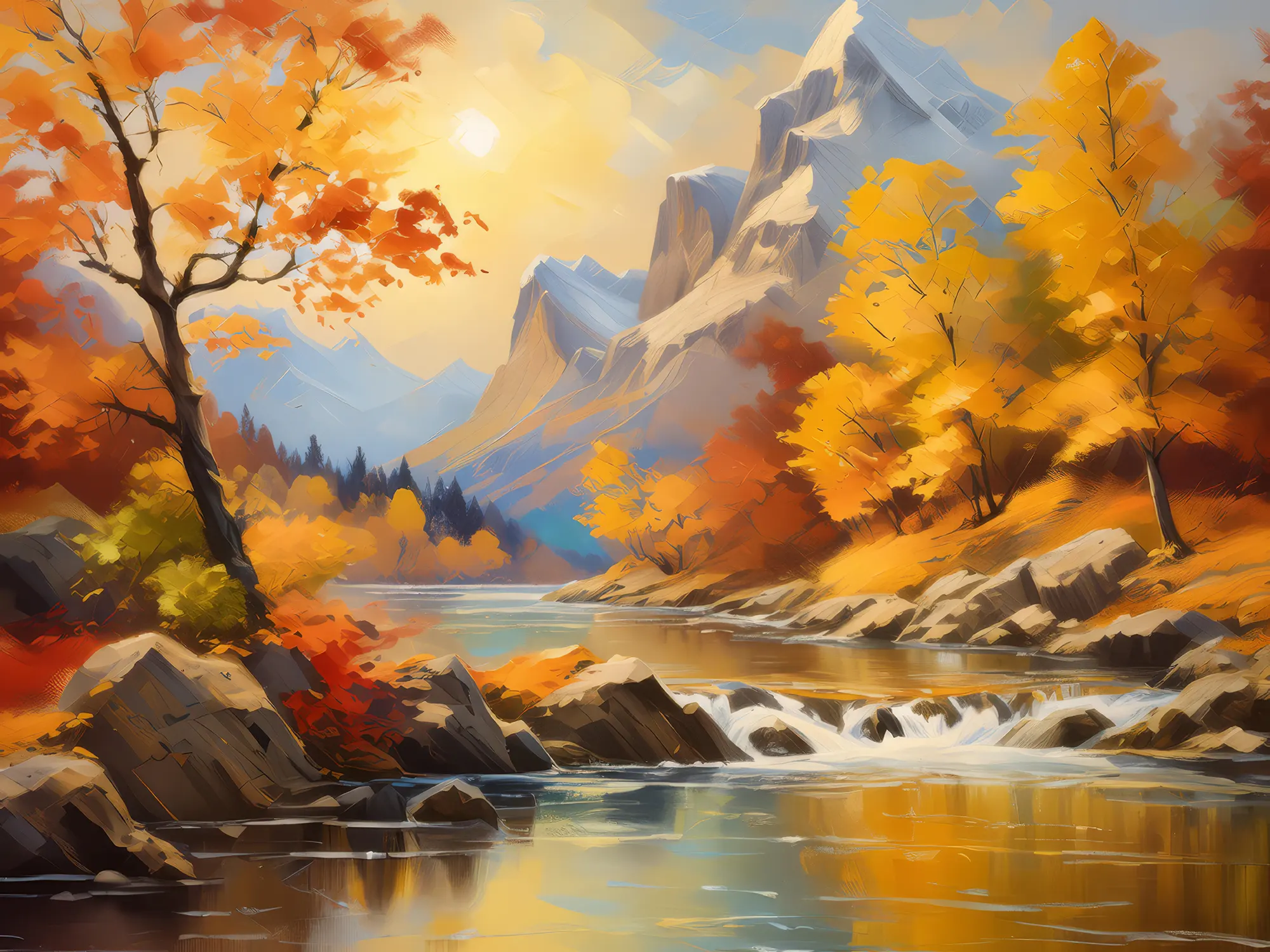 Painting: Crag Autumn Allure