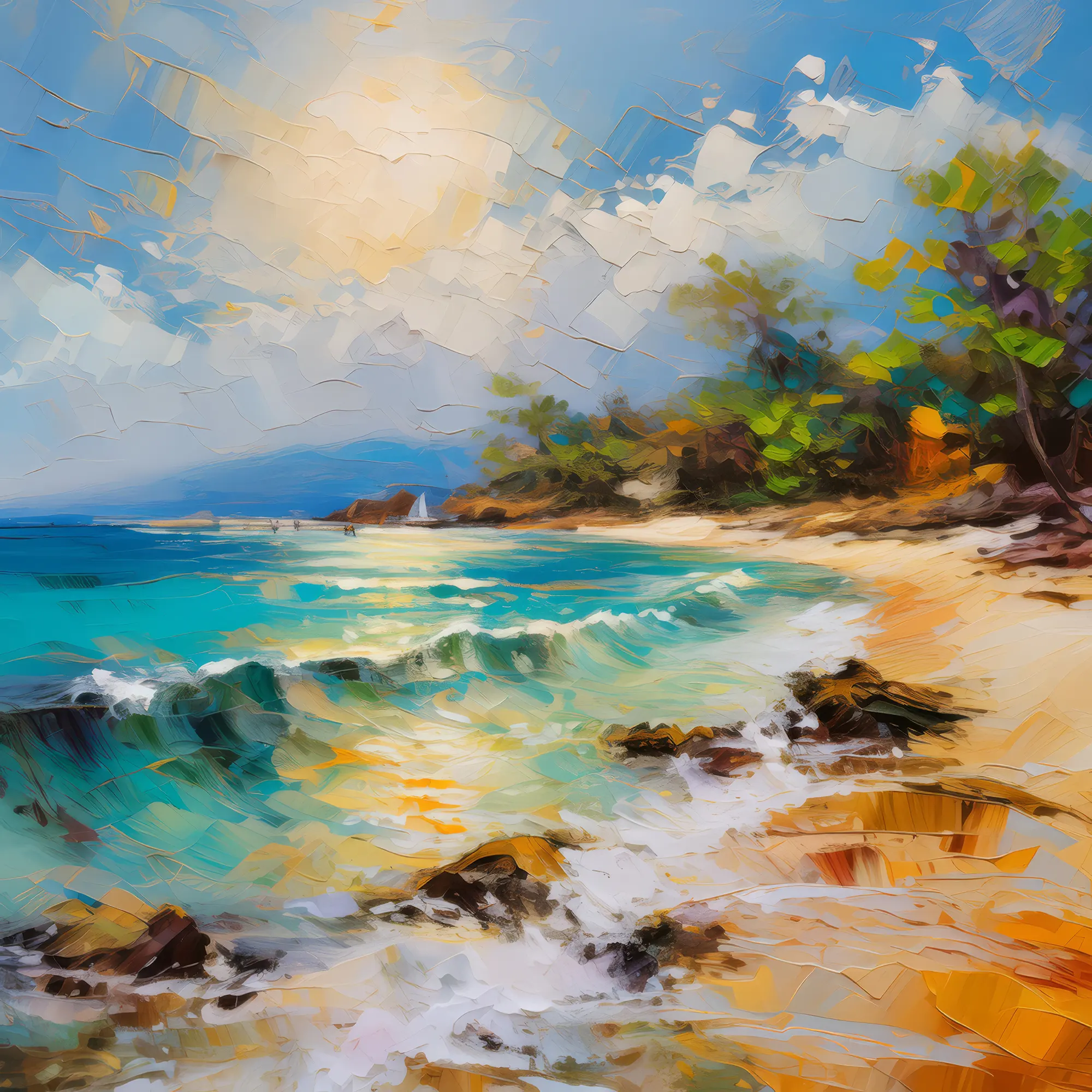 Painting: Crystal Clear Waters