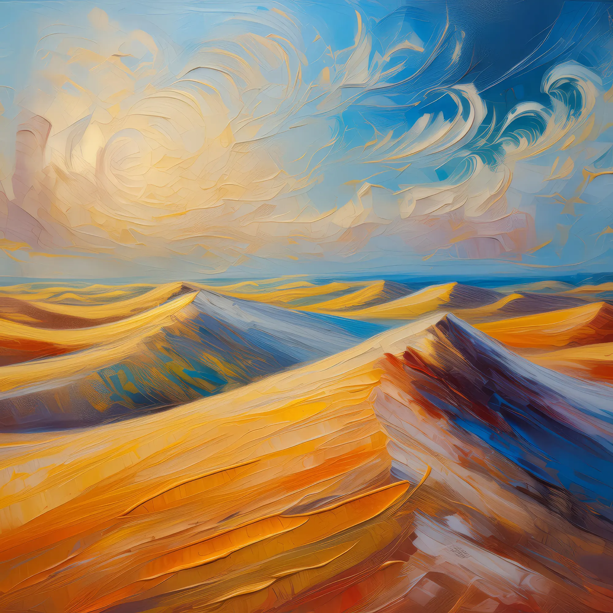 Painting: Desert Dunes