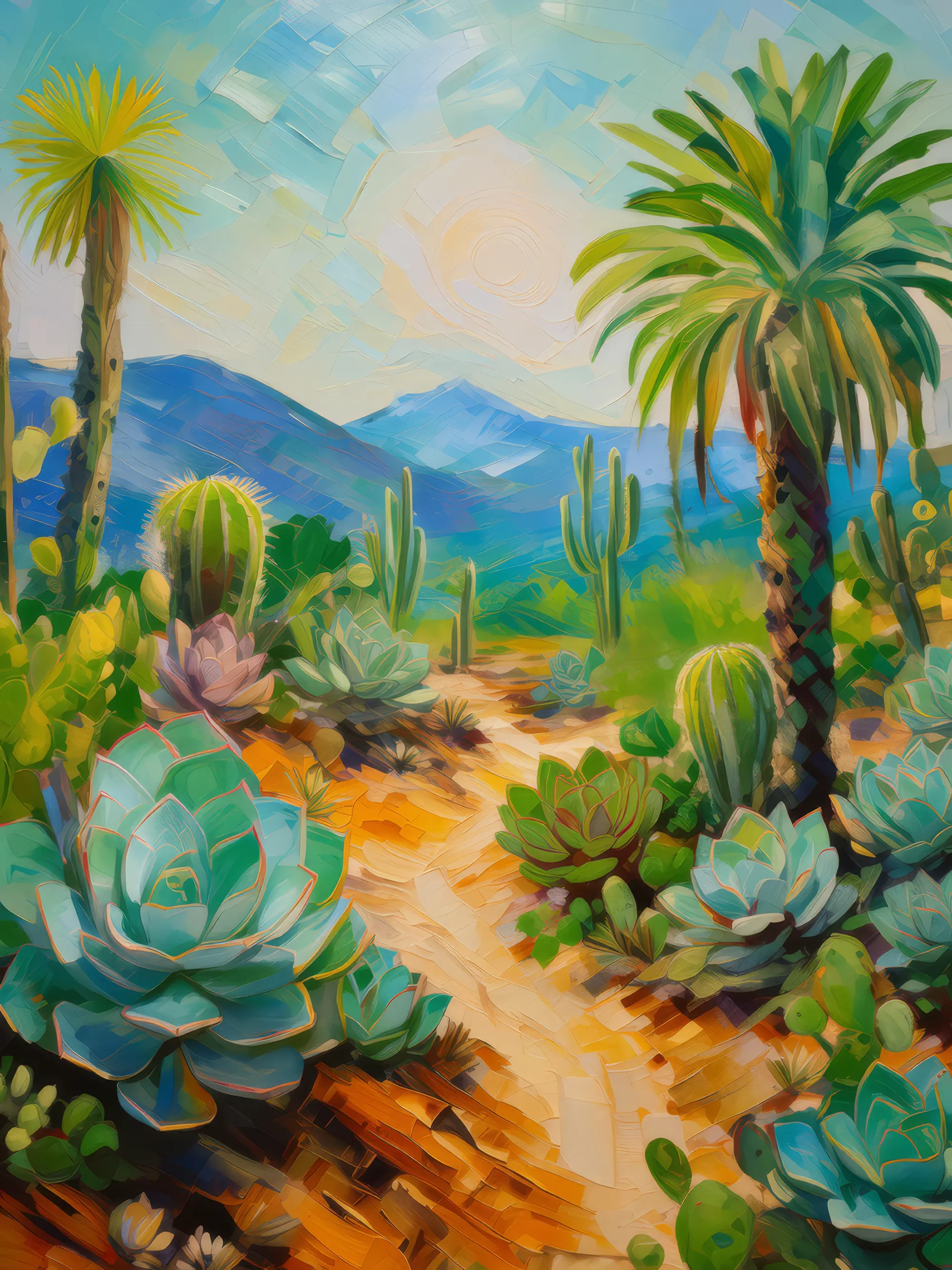 Painting: Desert Flora