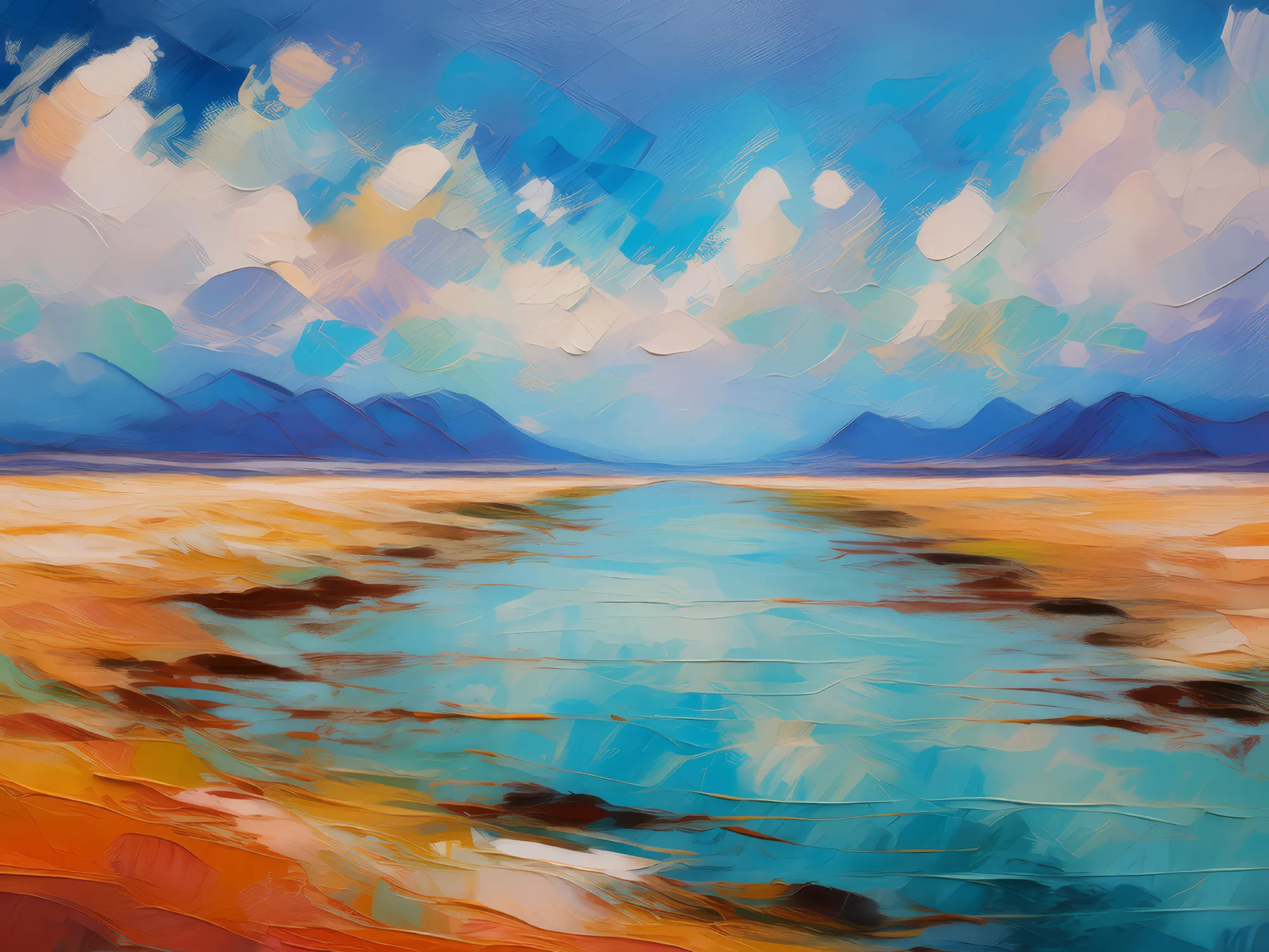 Painting: Desert Mirage Vision