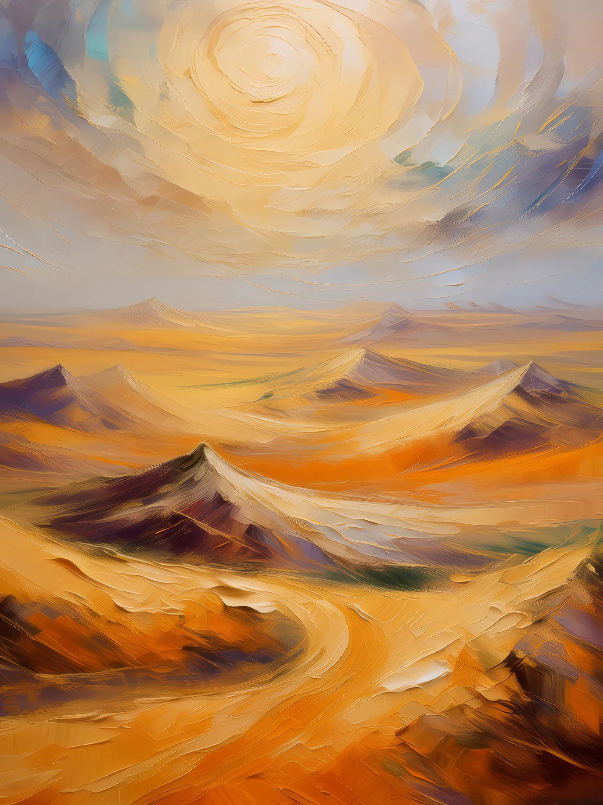 Painting: Desert Sandstorm