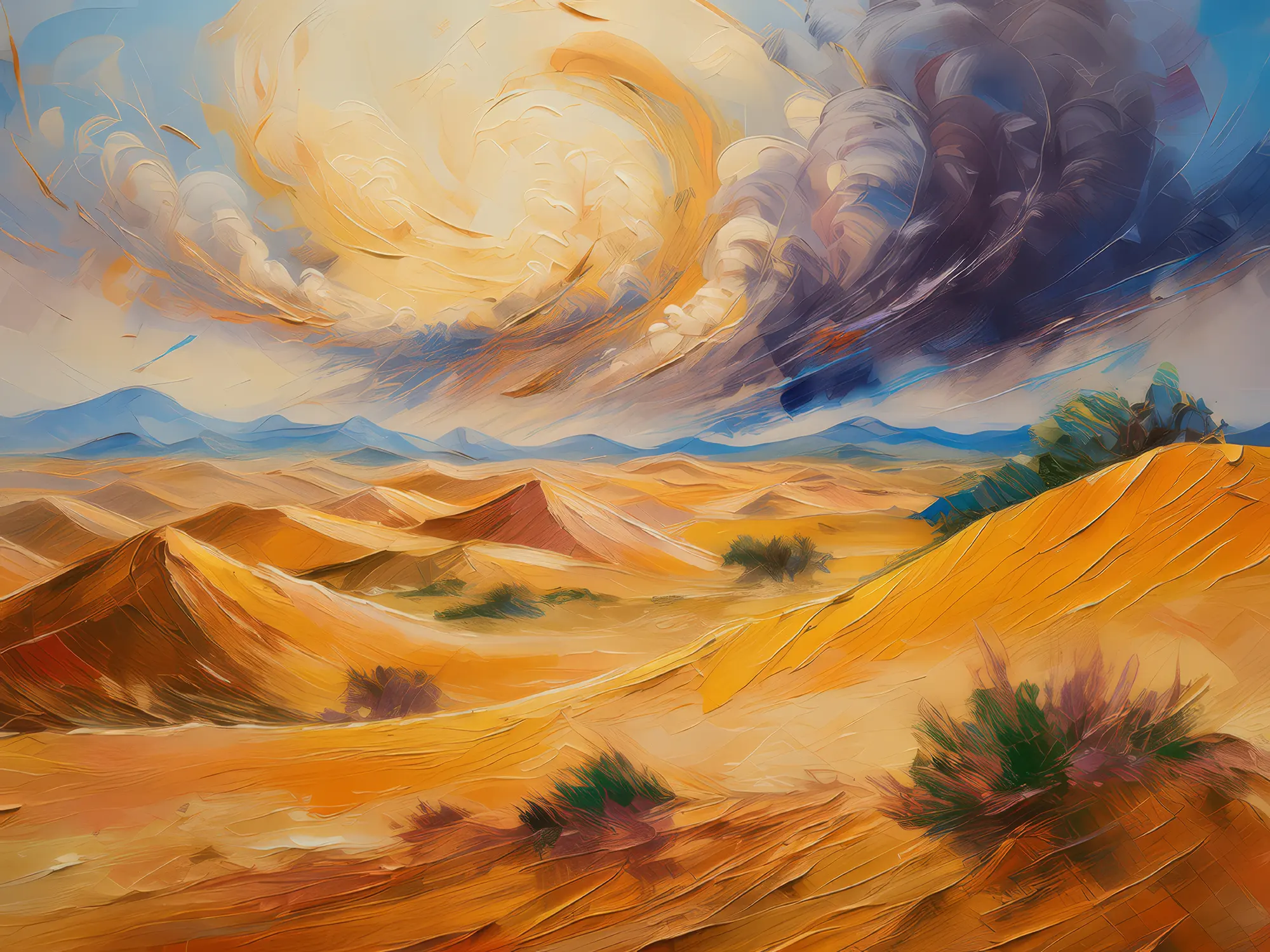 Painting: Dune Sandstorm