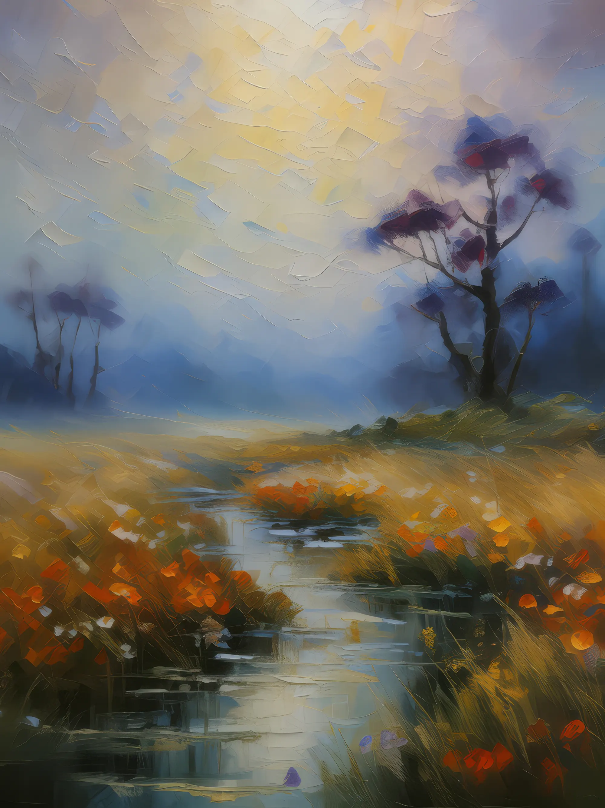 Painting: Echoes of Moorland Past