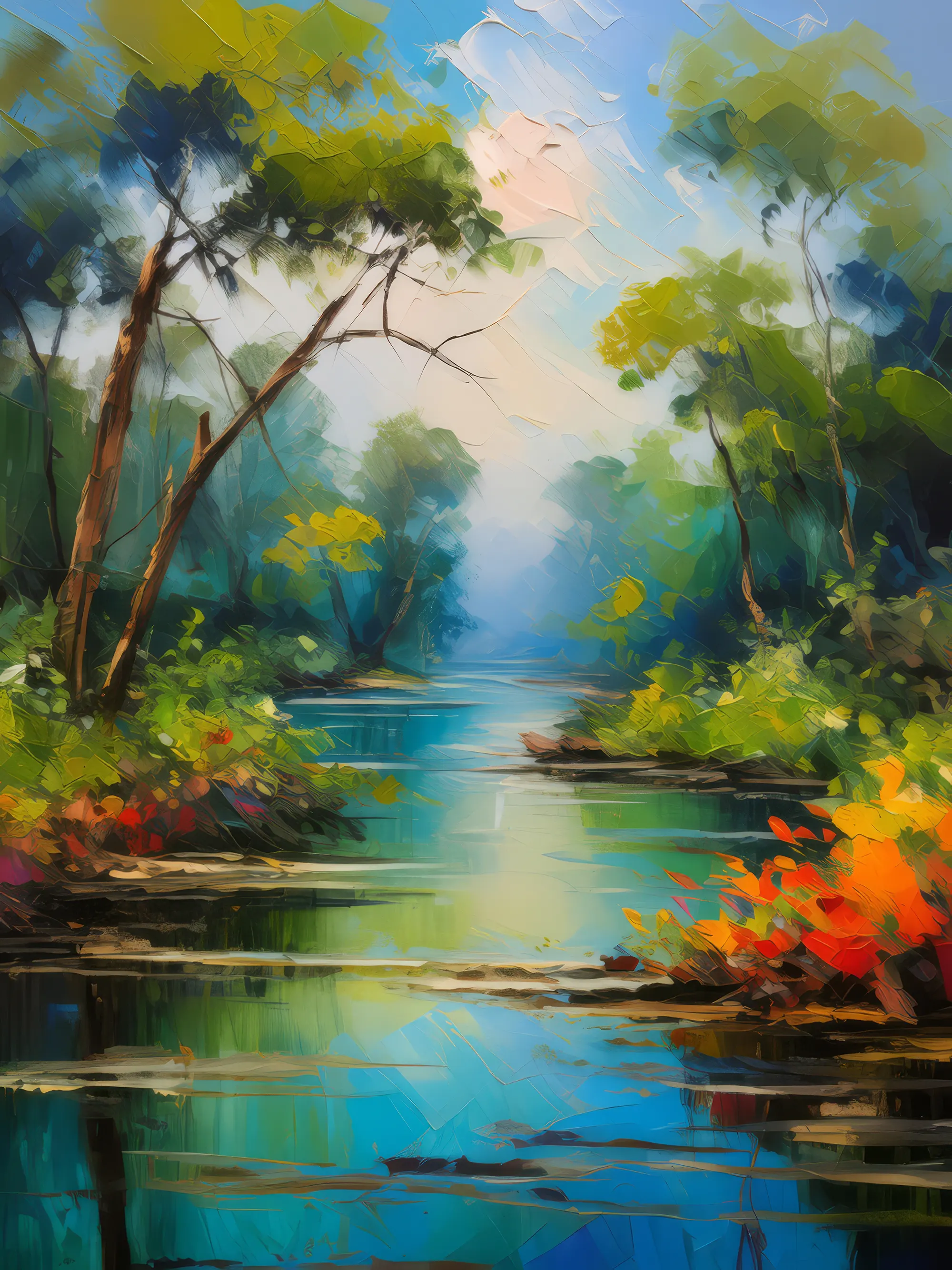 Painting: Echoes of the Delta