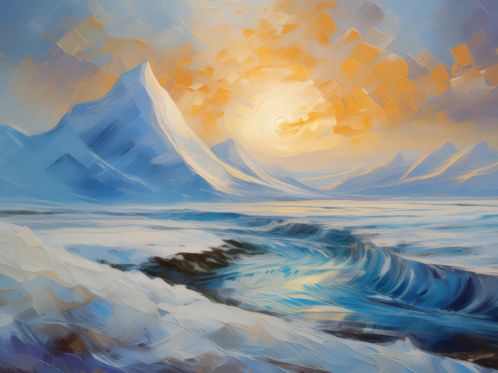 Painting: Echoing Tundra Winds