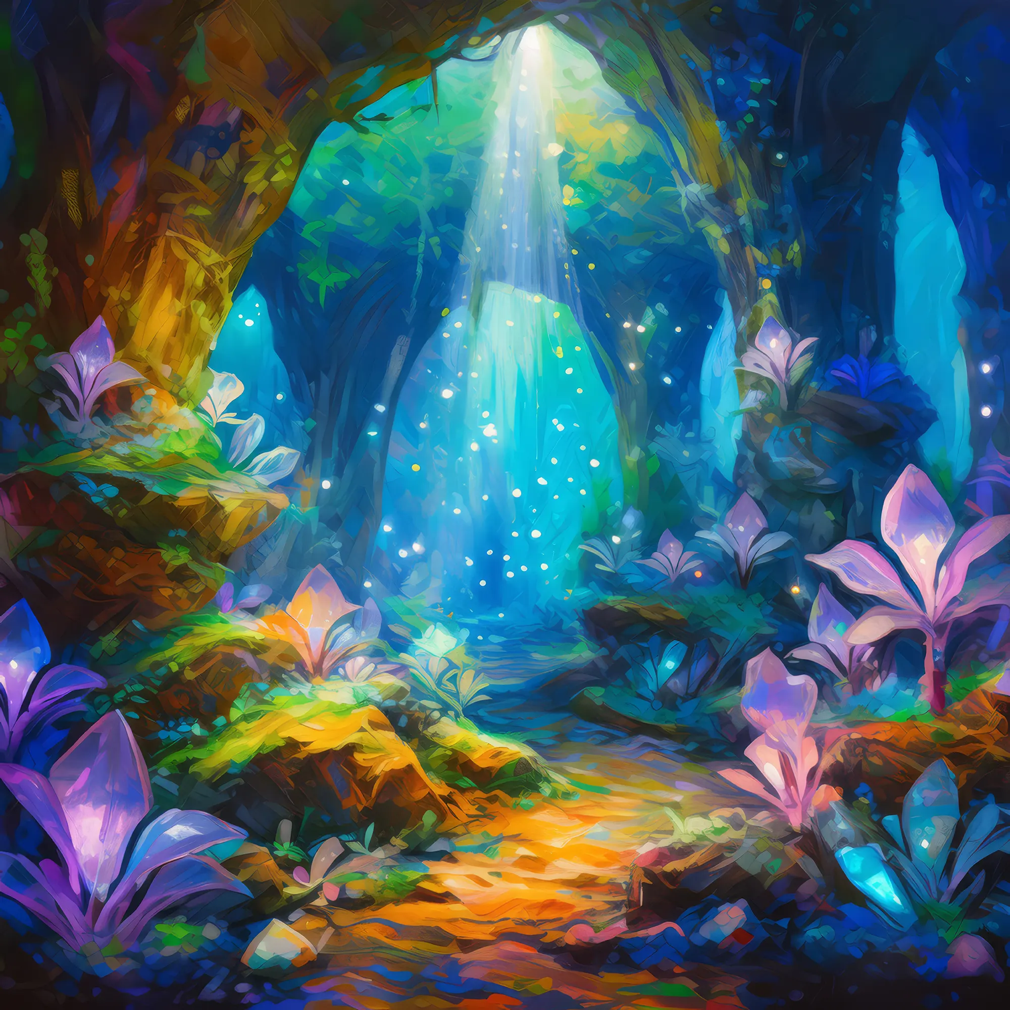 Painting: Fairy Tale Grotto