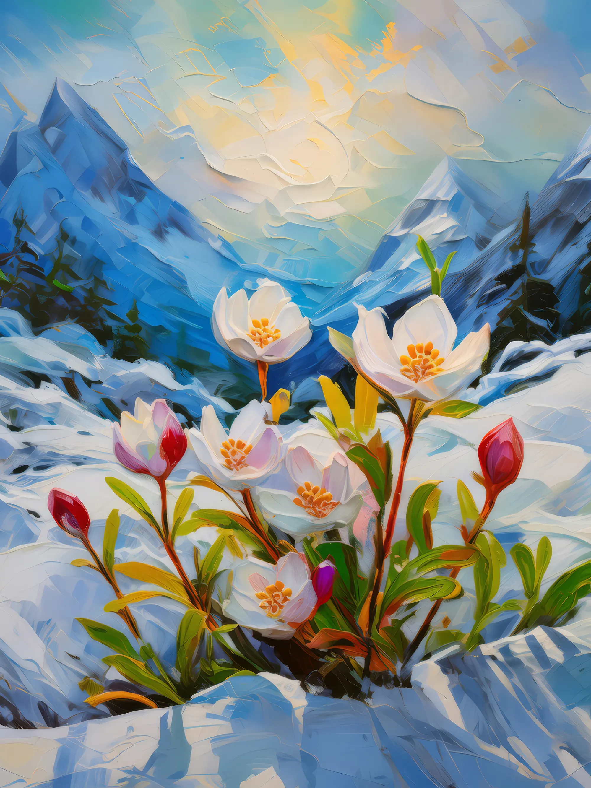 Painting: Flora of the Frozen North