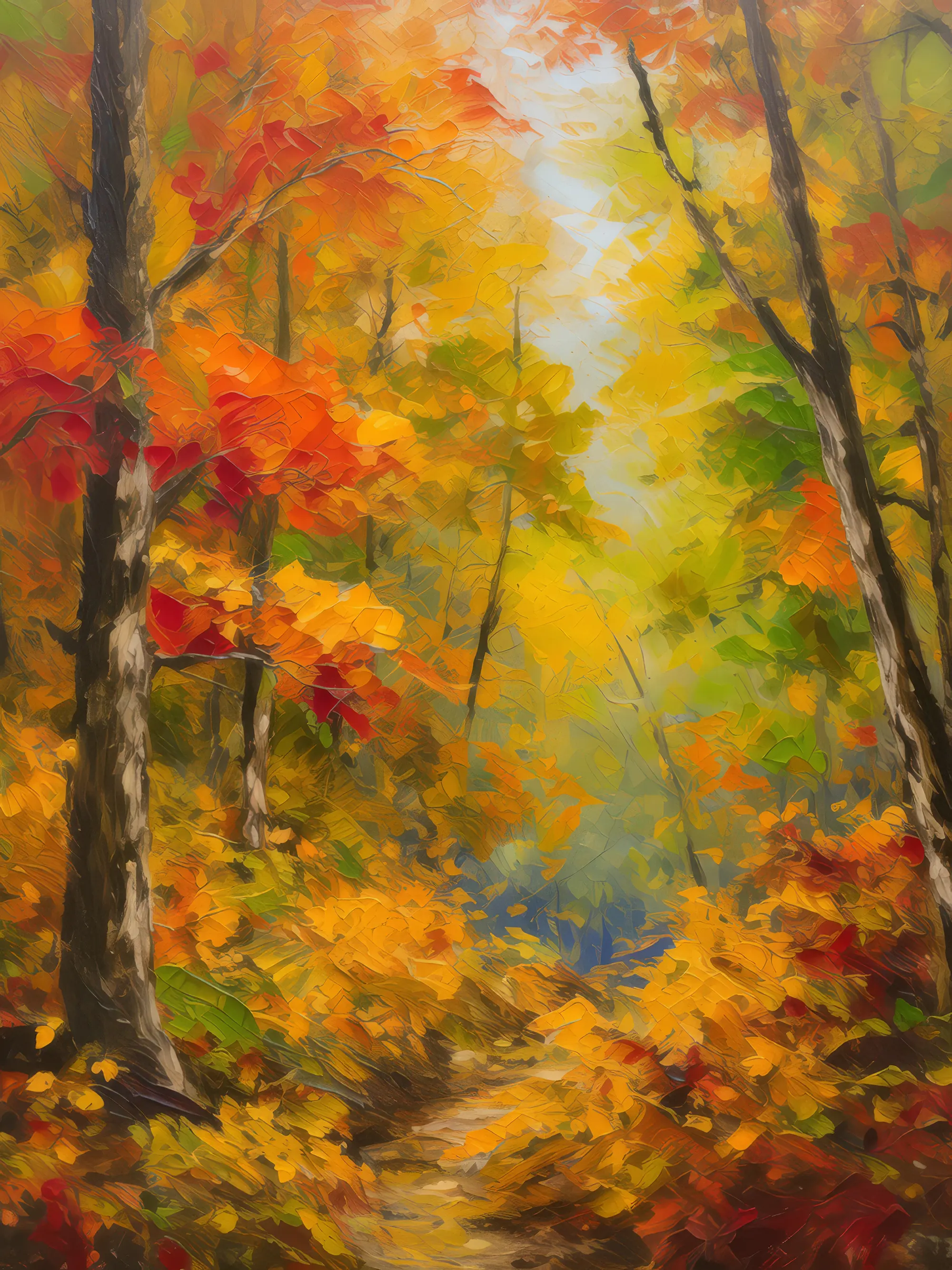 Painting: Forest Autumn Hues