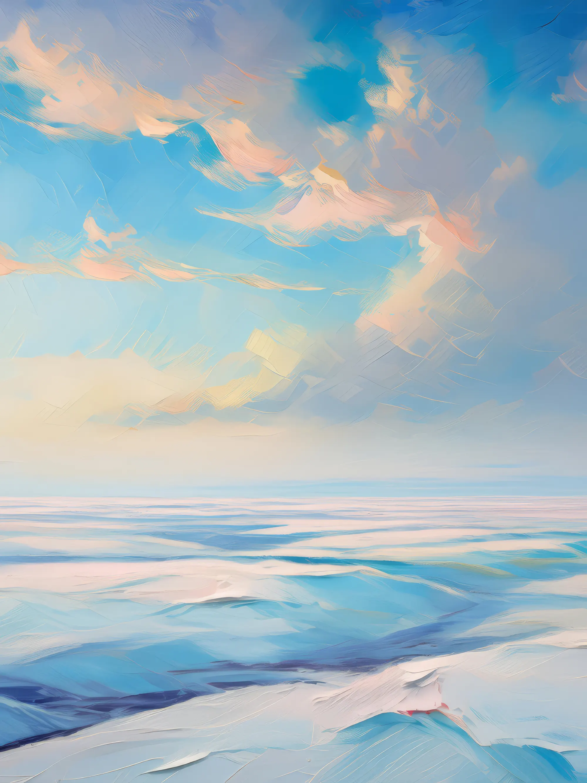 Painting: Frozen Tundra Expanses