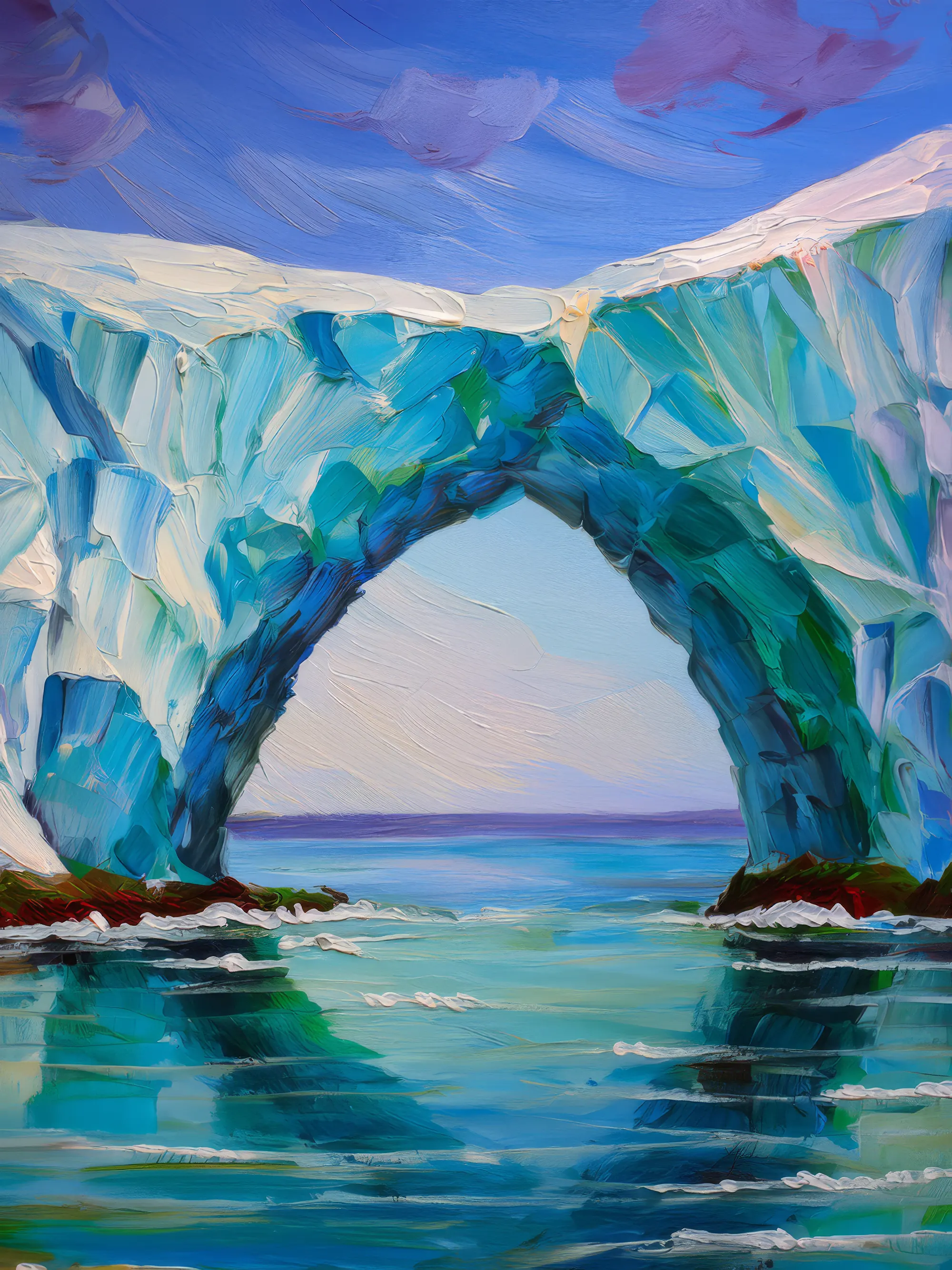Painting: Glacial Archway