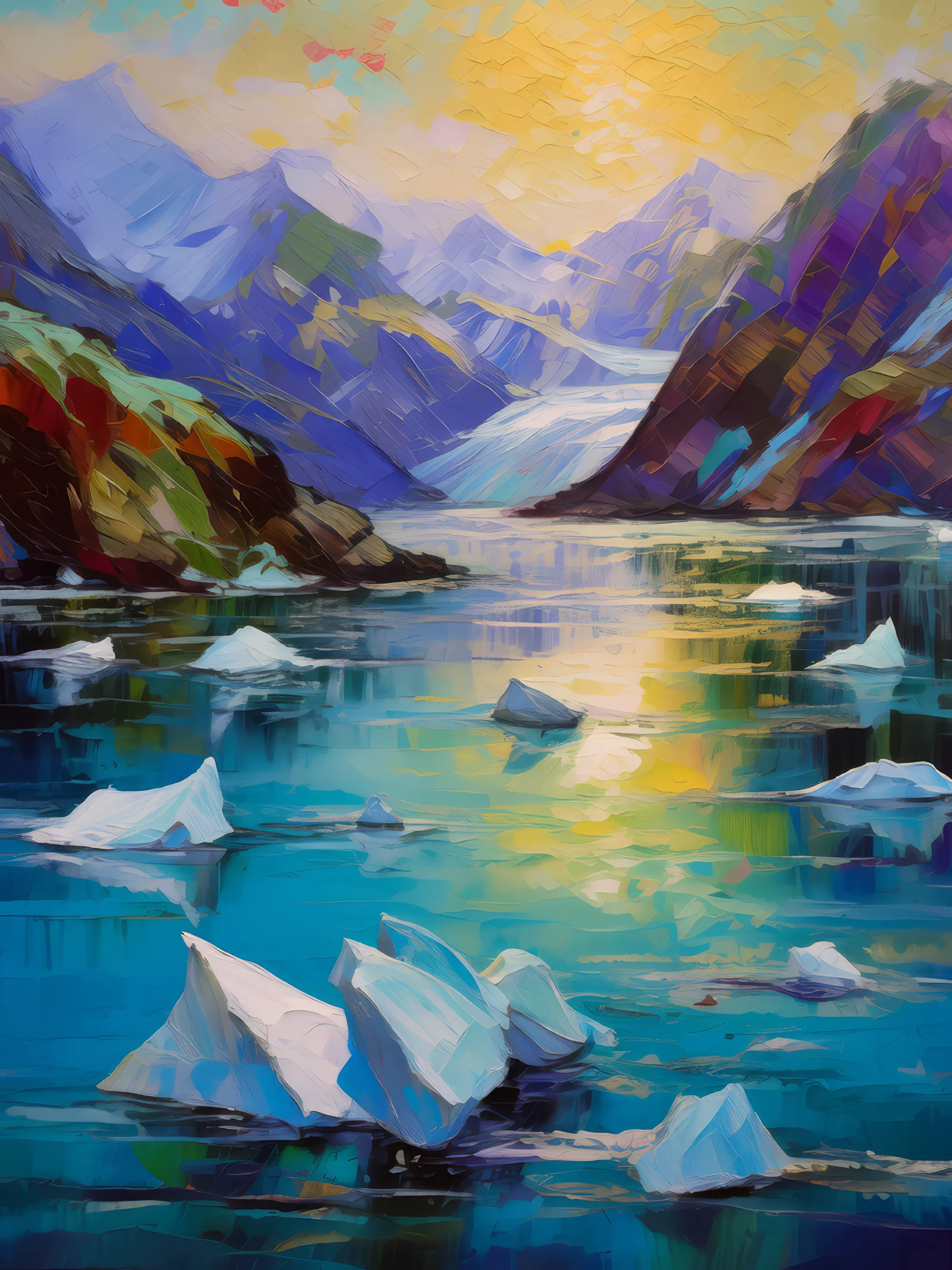 Painting: Glacial Bay