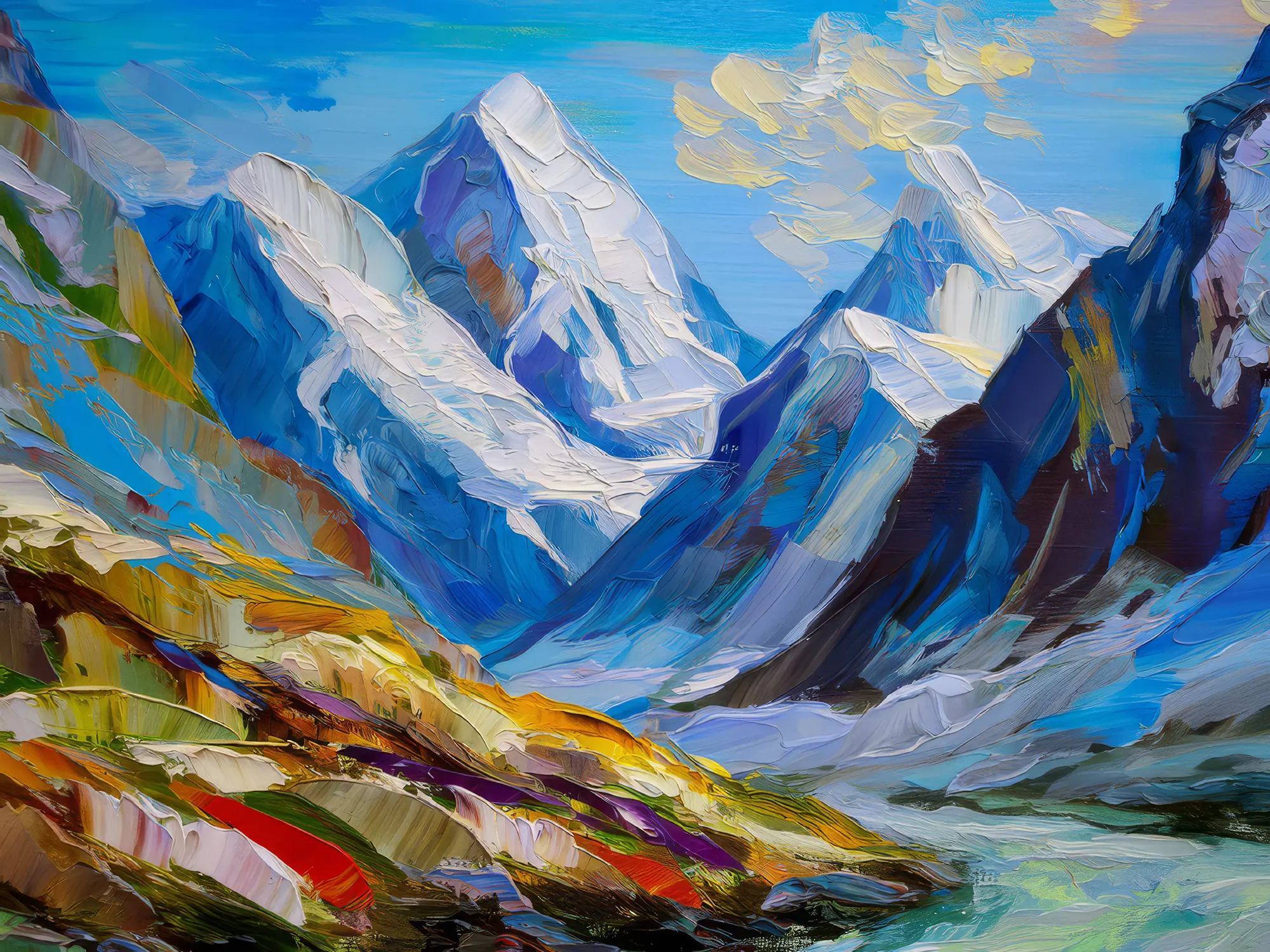 Painting: Glacial Valley