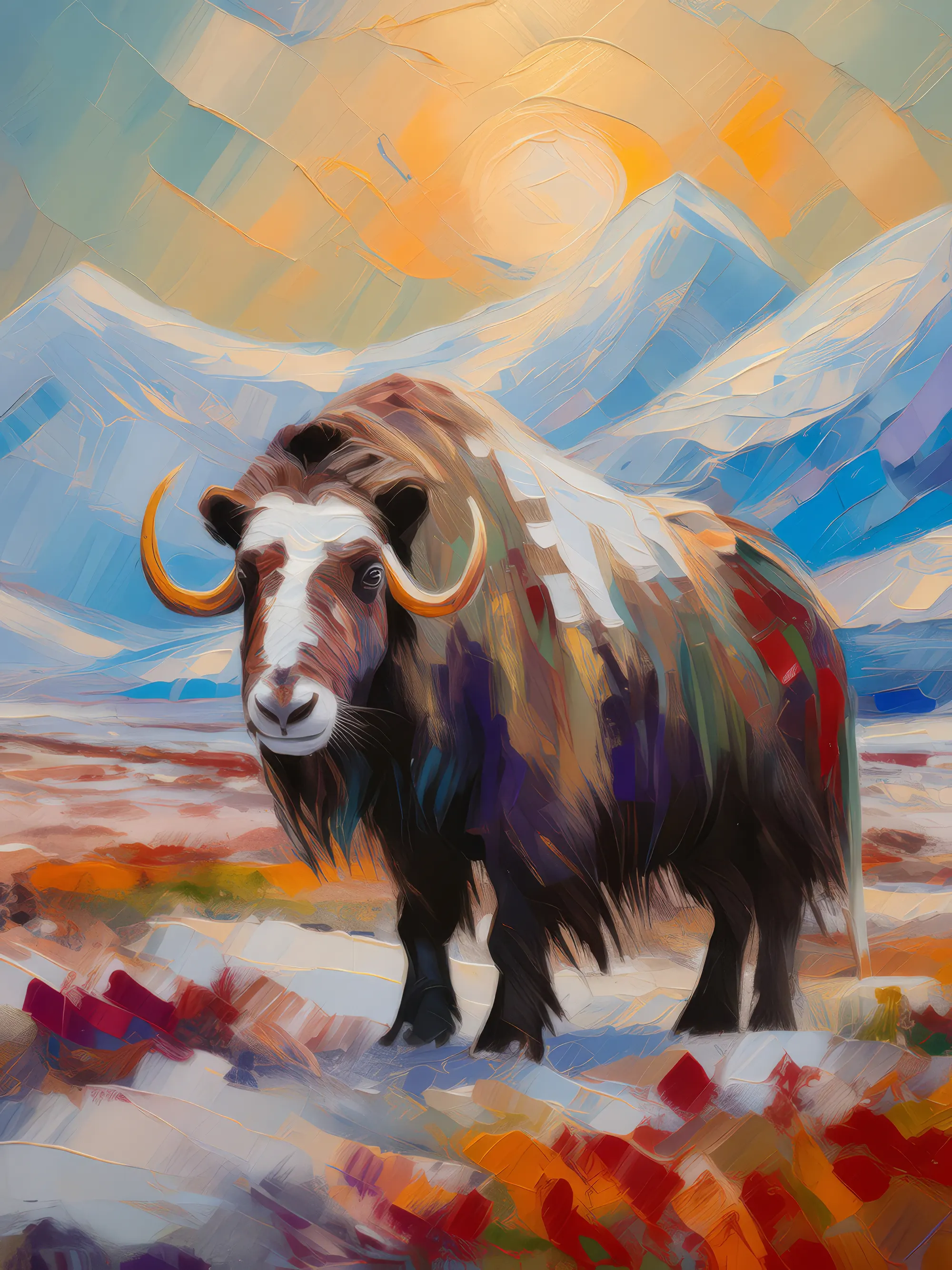 Painting: Guardians of the Tundra