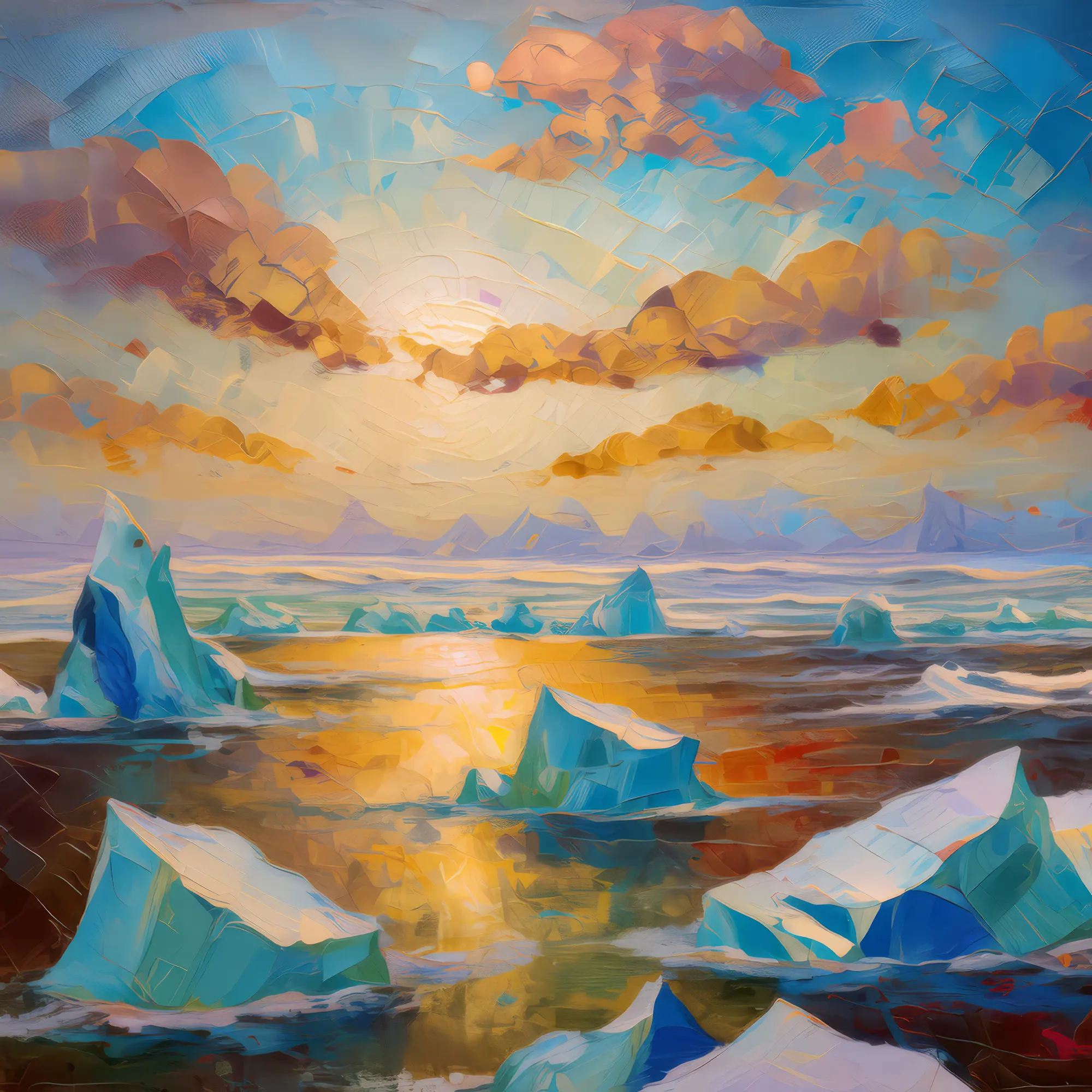 Painting: Iceberg-Laden Horizon