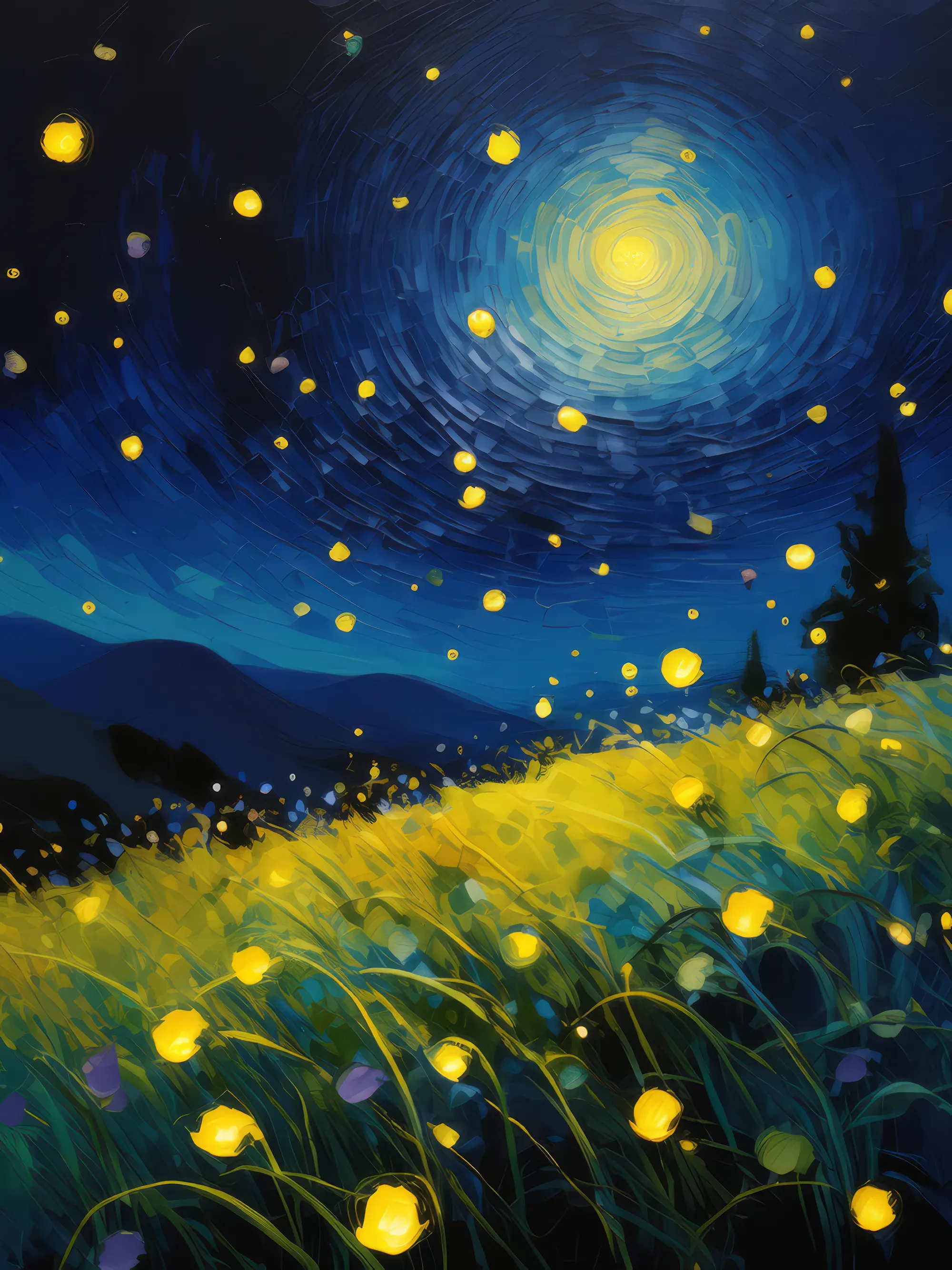 Painting: Knoll Firefly Dance