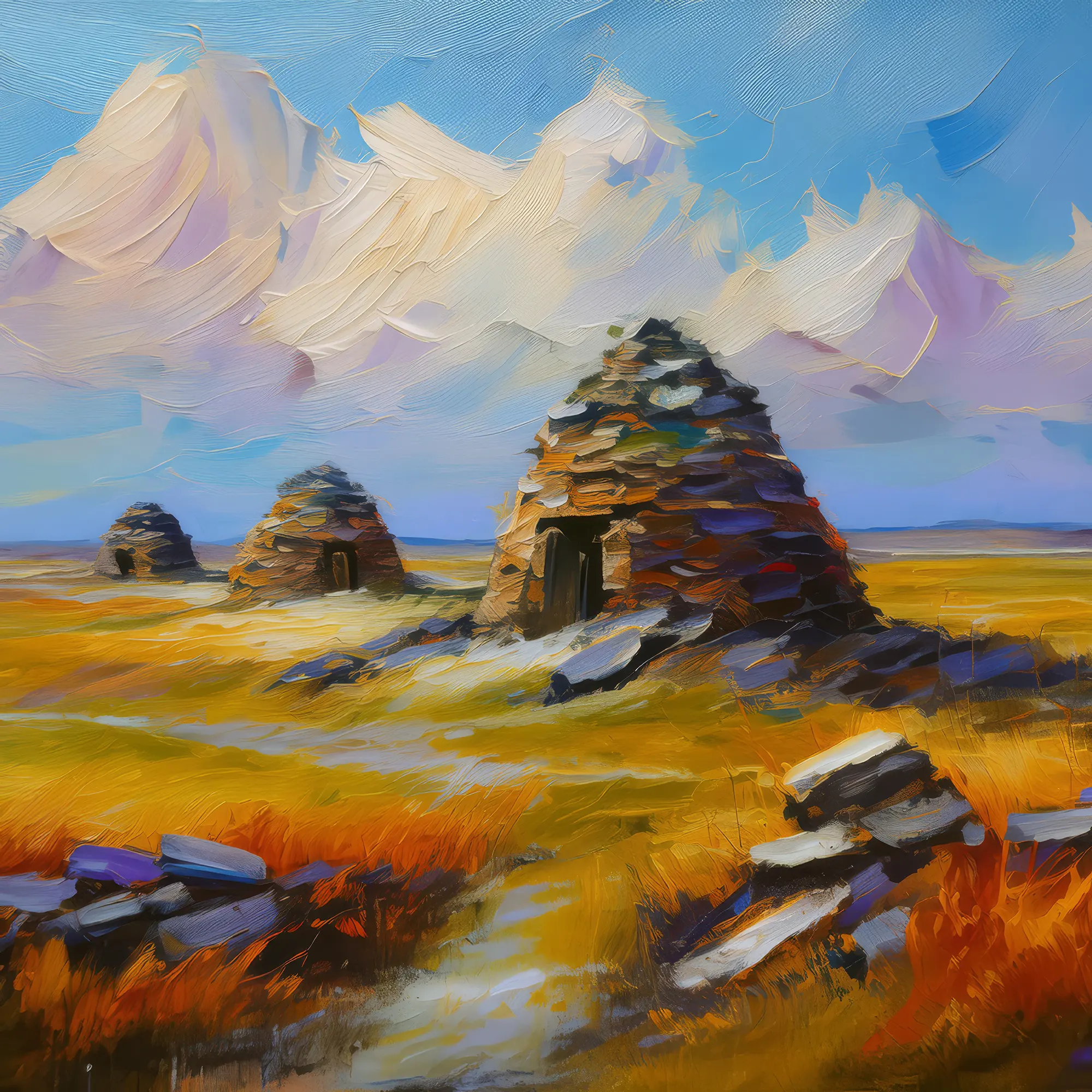 Painting: Lost Tundra Ruins