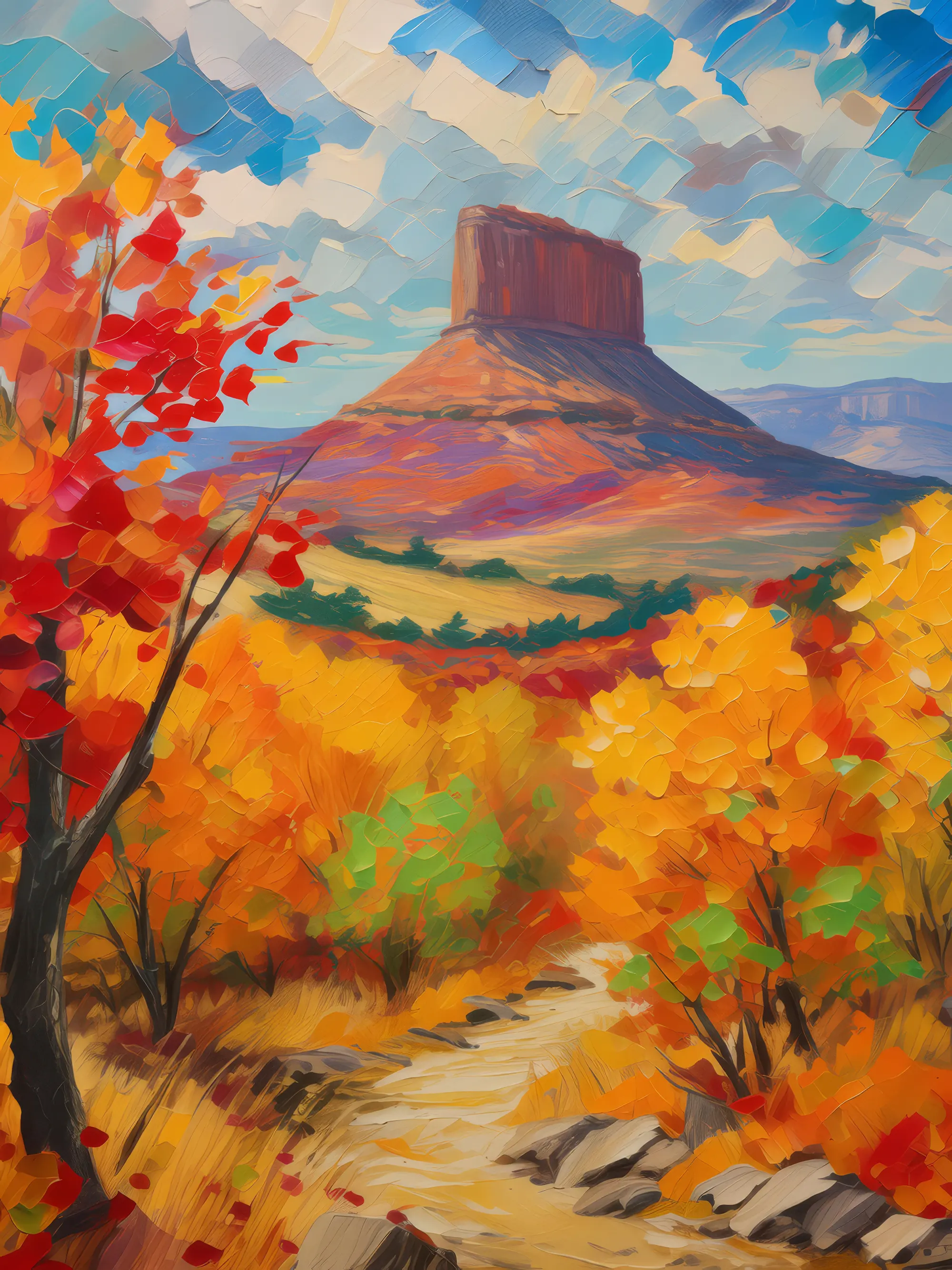 Painting: Mesa in Autumn