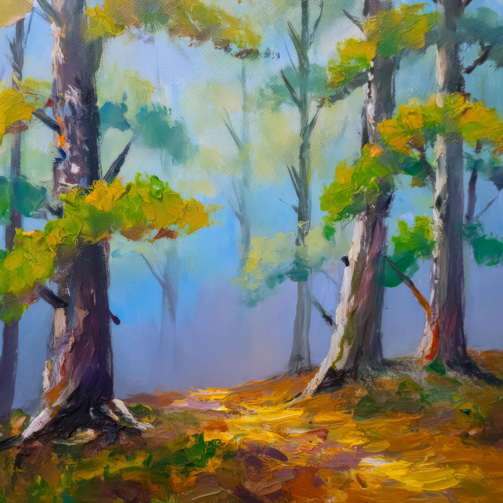 Painting: Morning Fog Creeps In