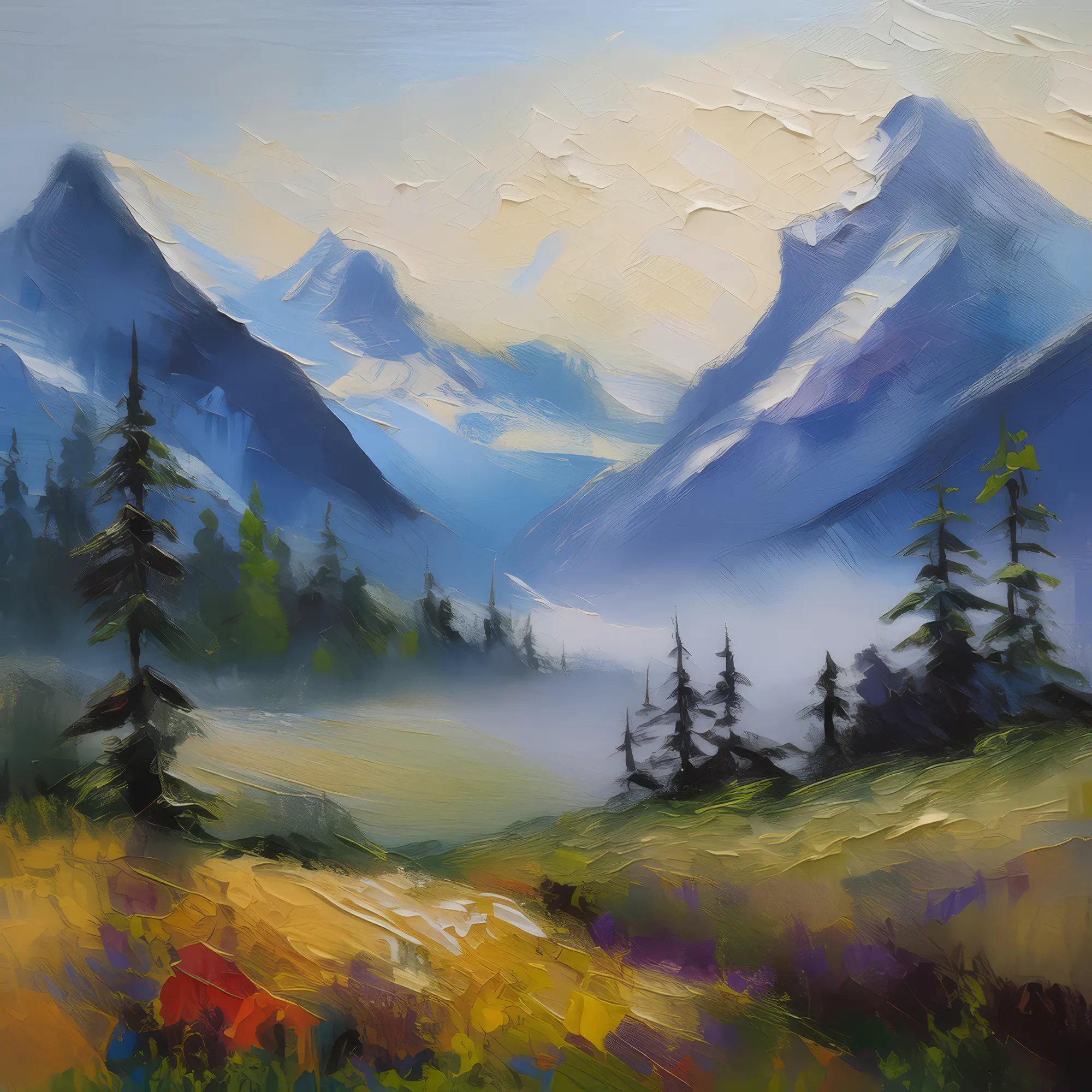 Painting: Morning Fog