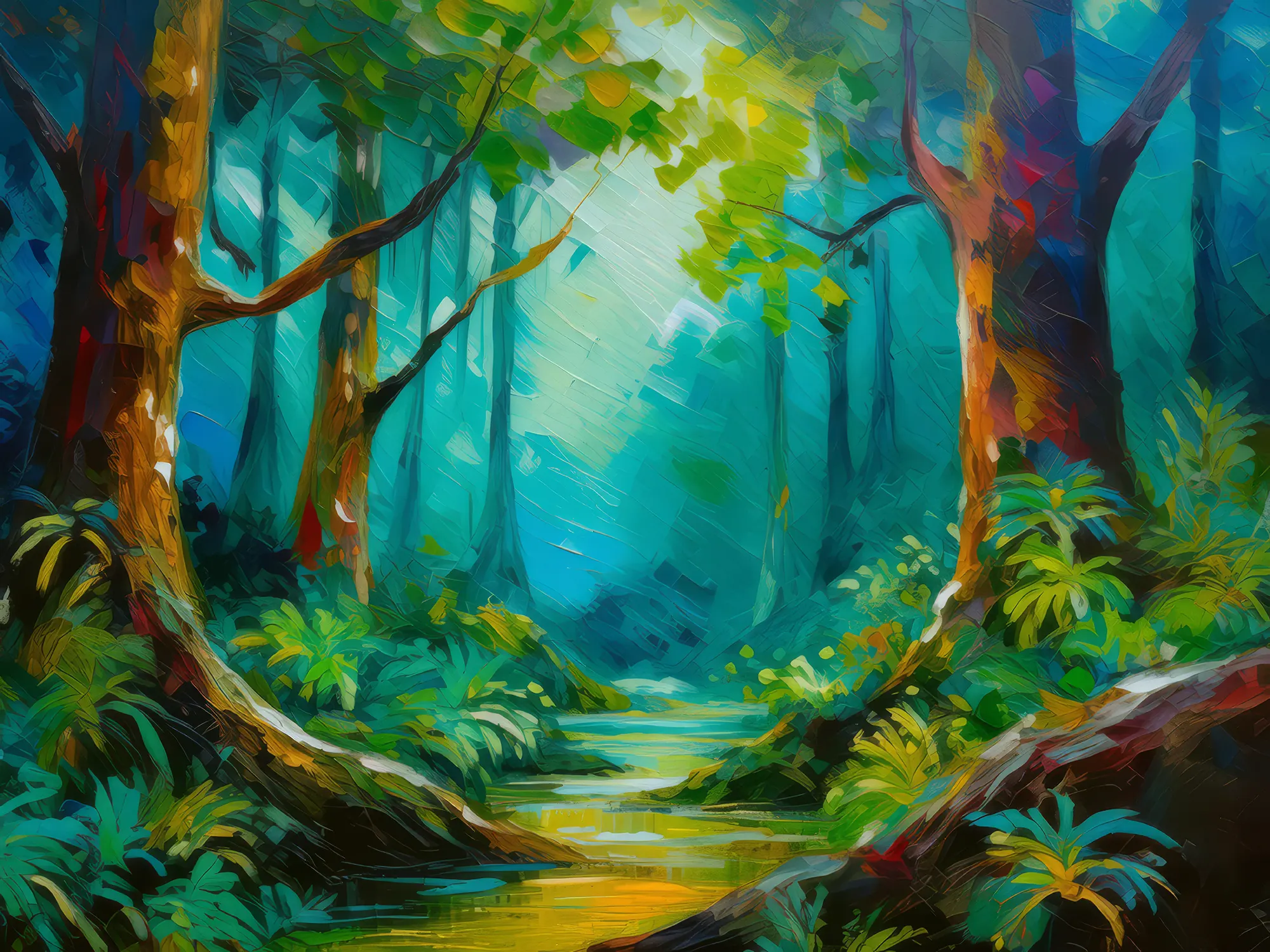 Painting: Mysteries of the Boreal Jungle