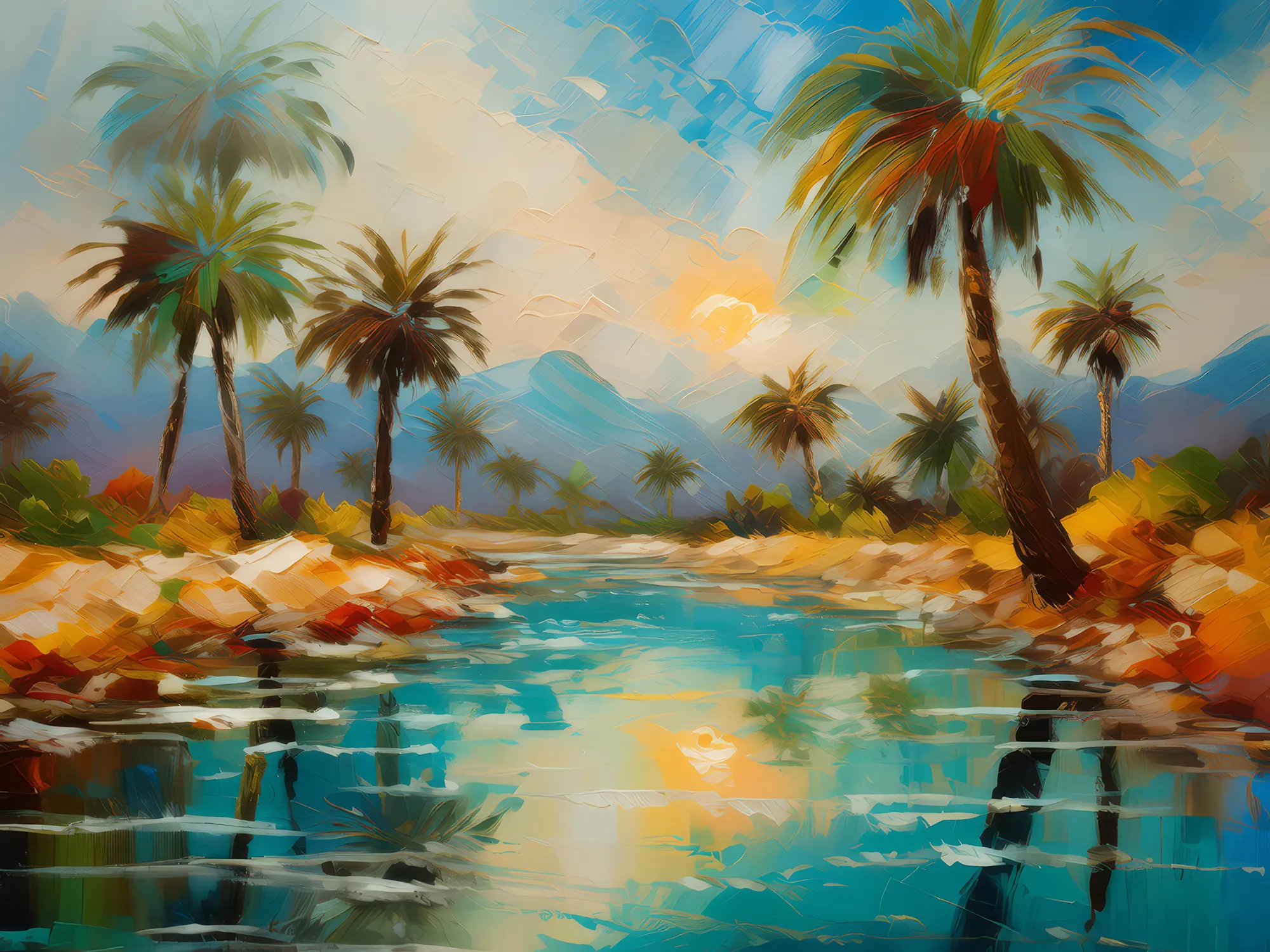Painting: Oasis Mirage Dream