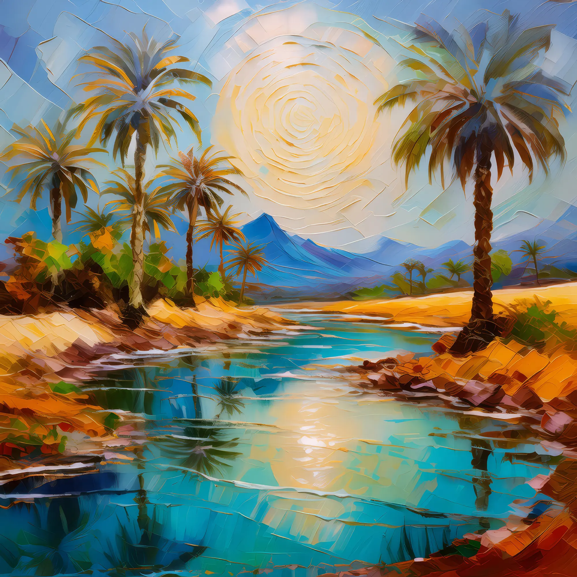 Painting: Oasis Mirage Vision