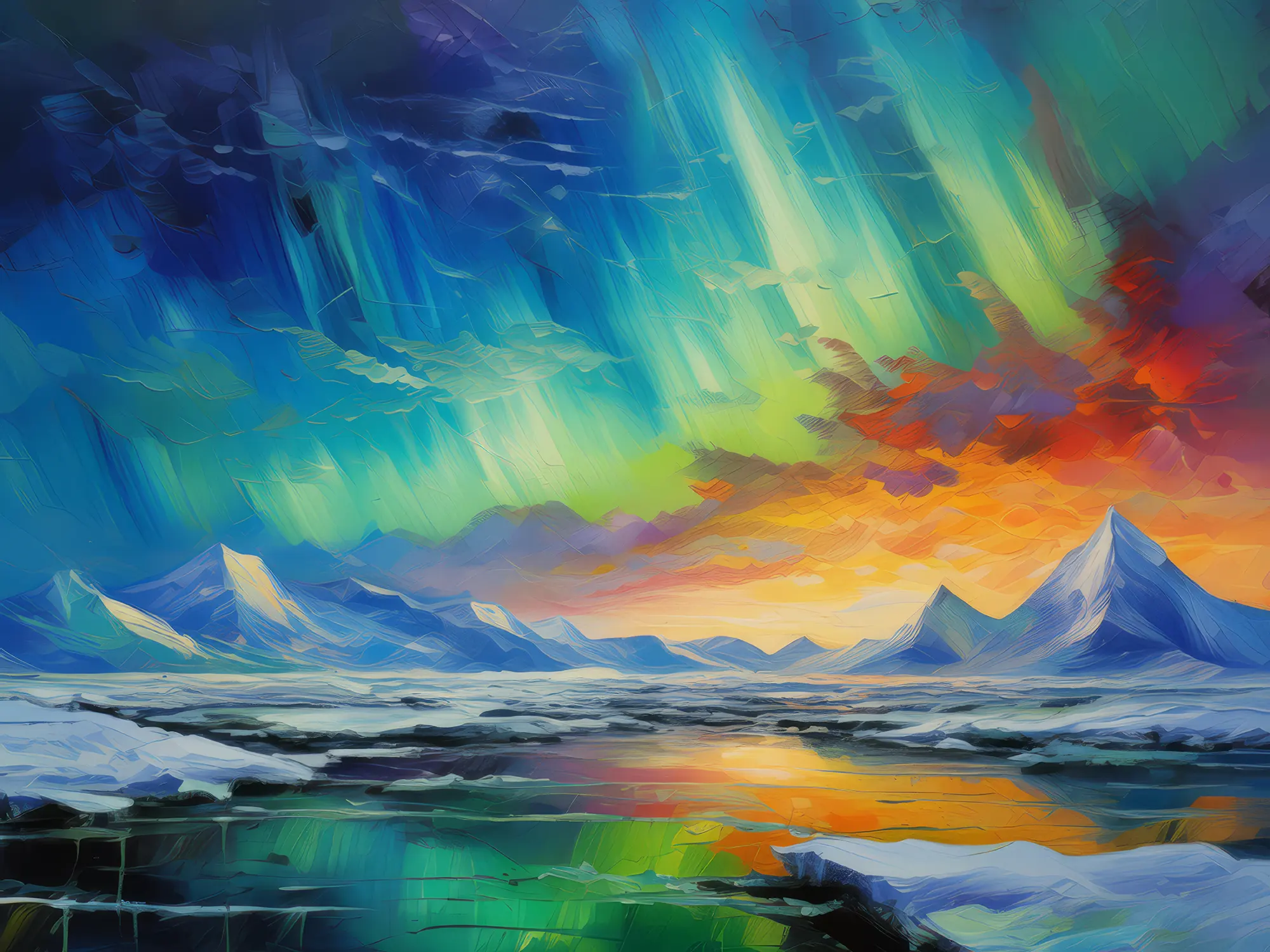 Painting: Polar Aurora