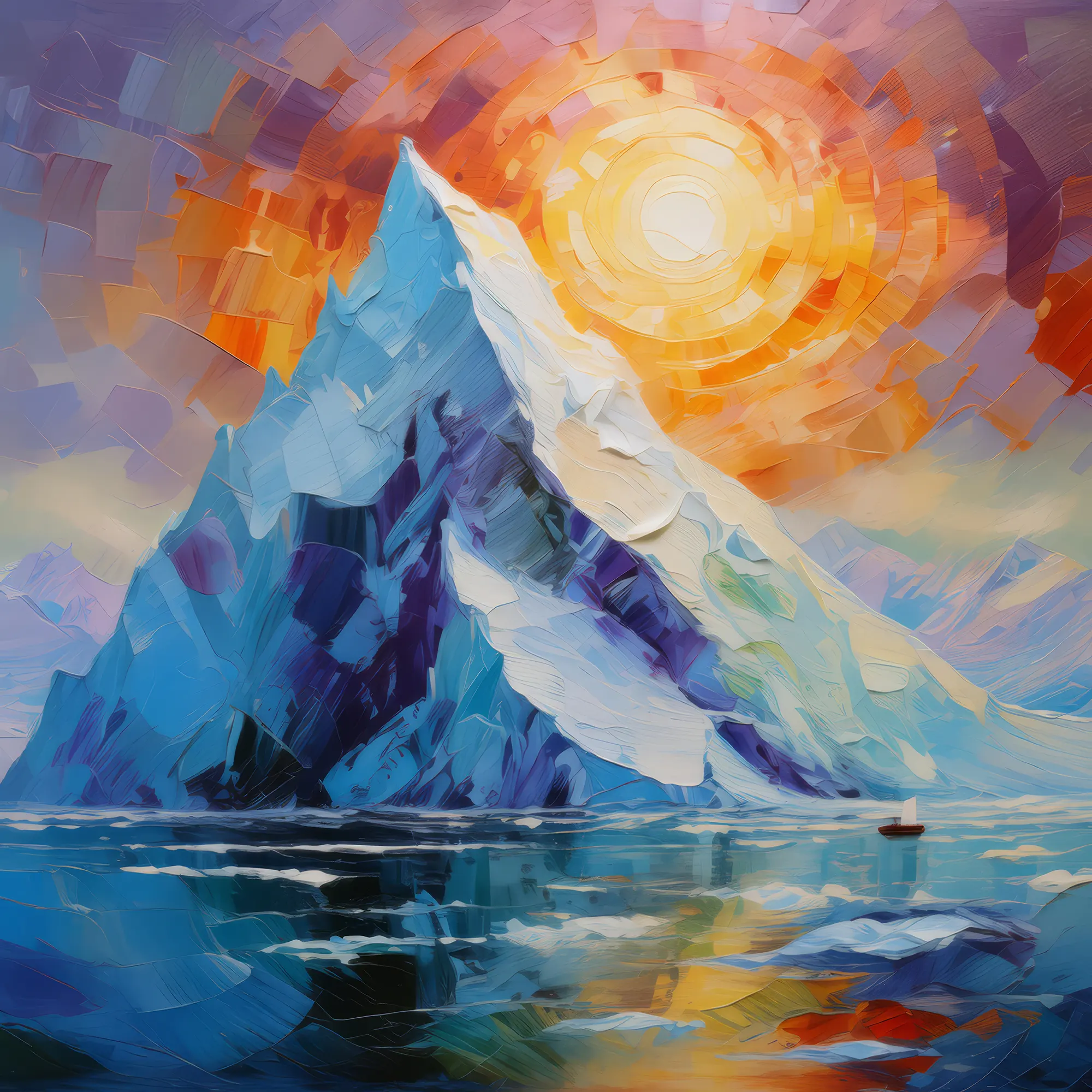 Painting: Polar Ice Ridge