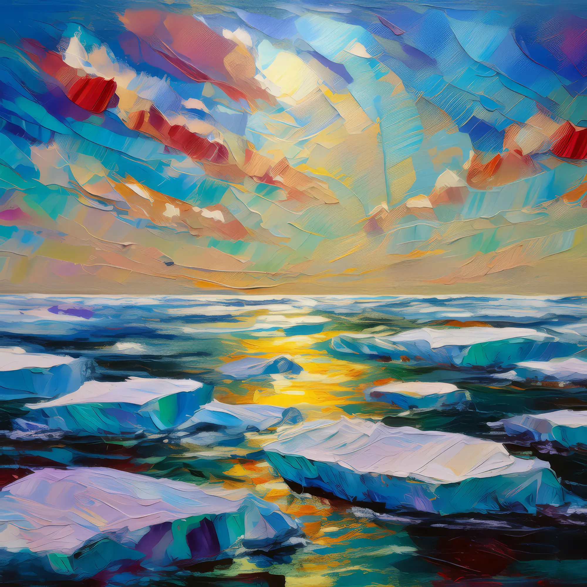 Painting: Polar Icefield