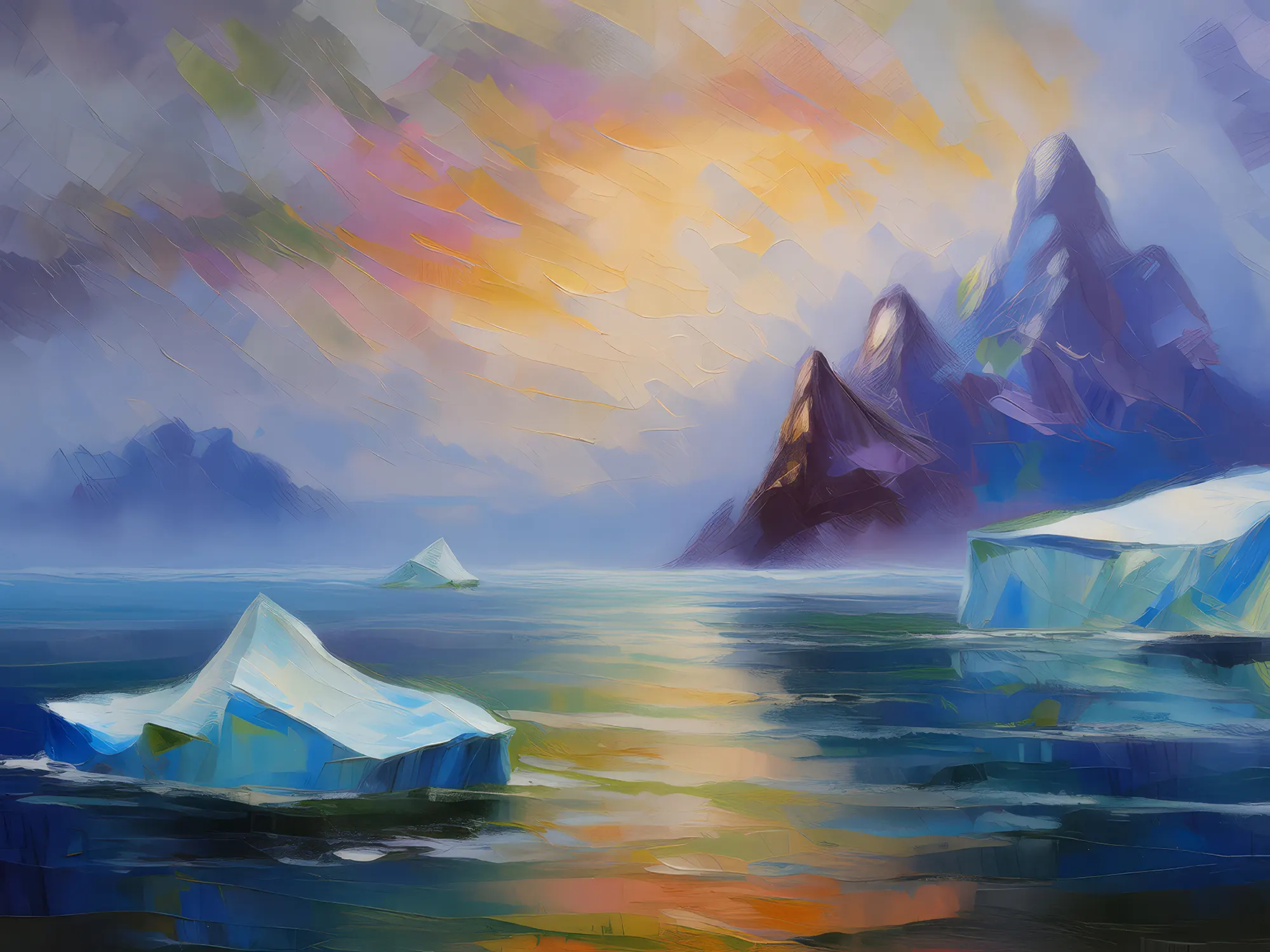 Painting: Polar Ocean Fog