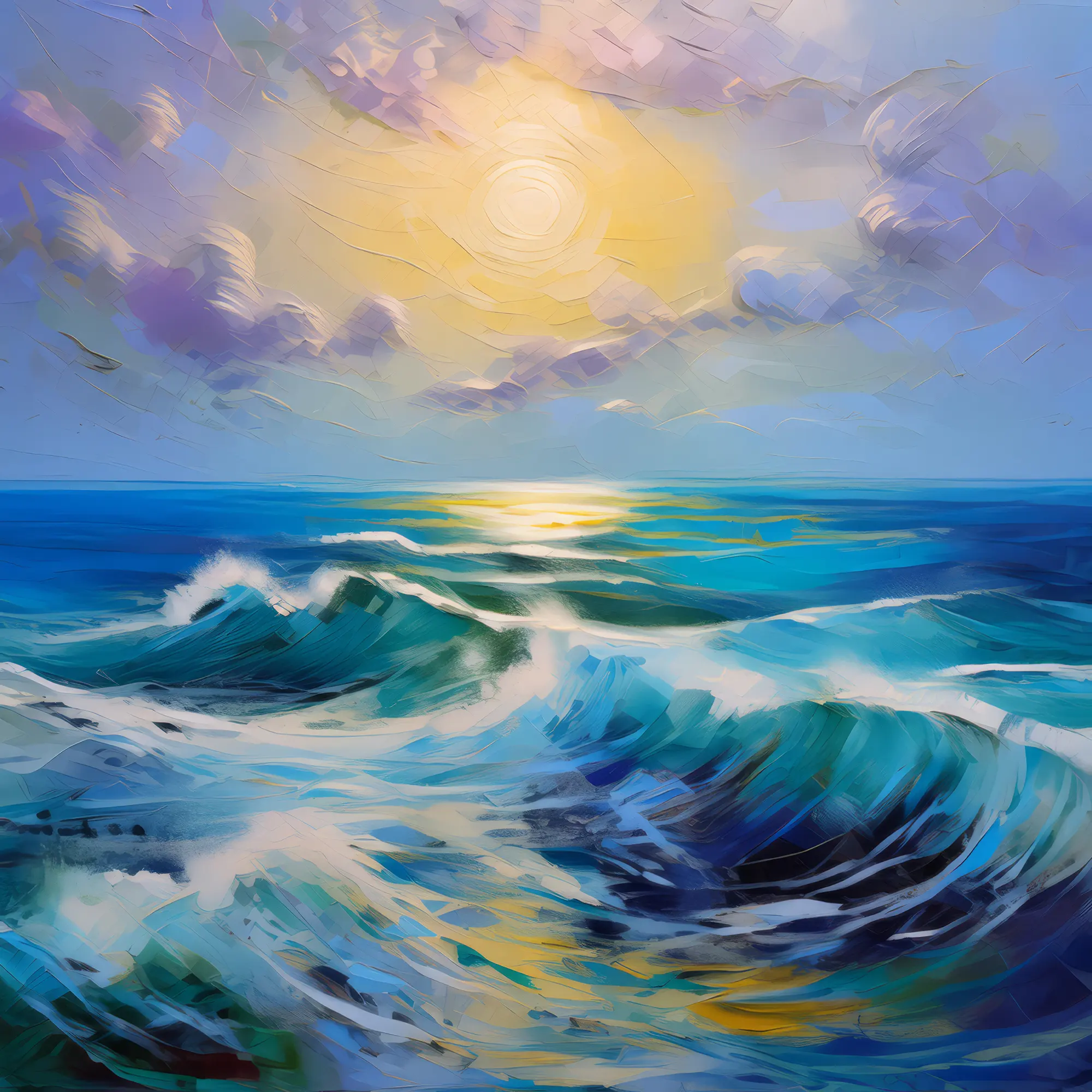 Painting: Polar Ocean Serenity