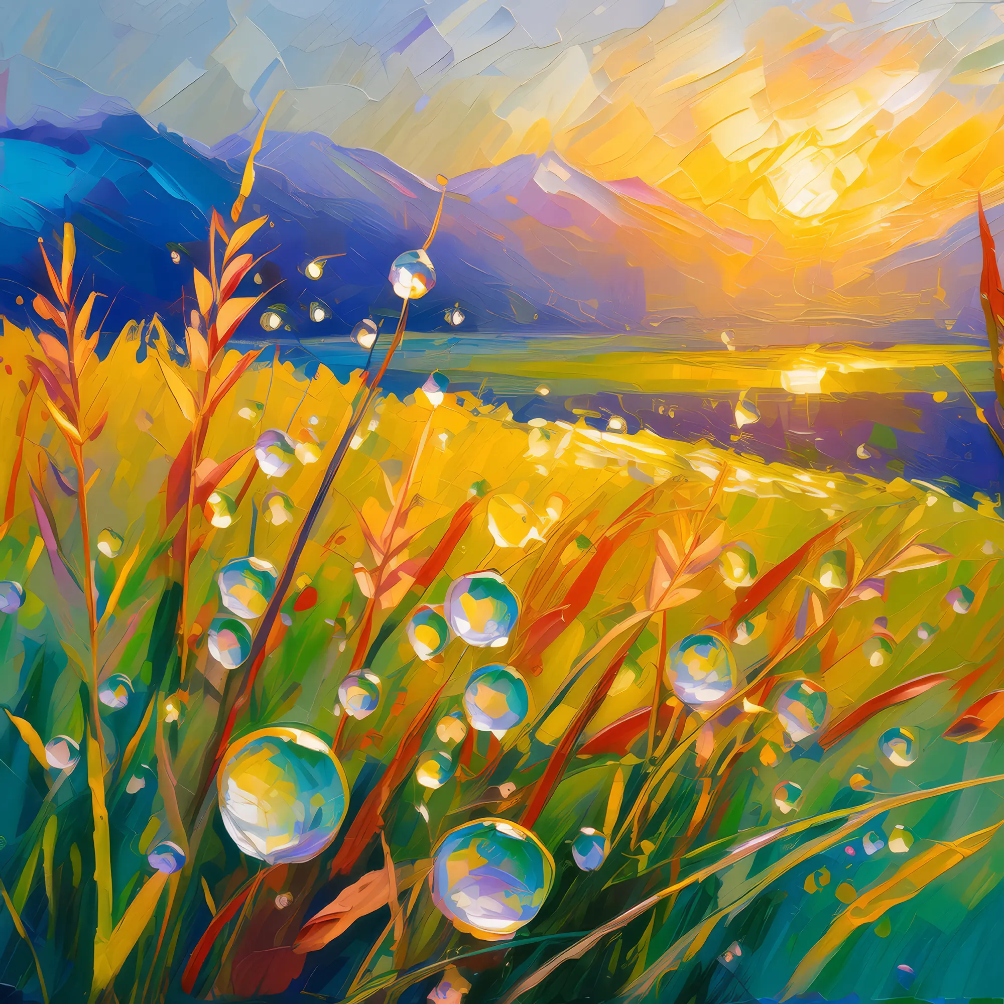 Painting: Prairie Morning Dew