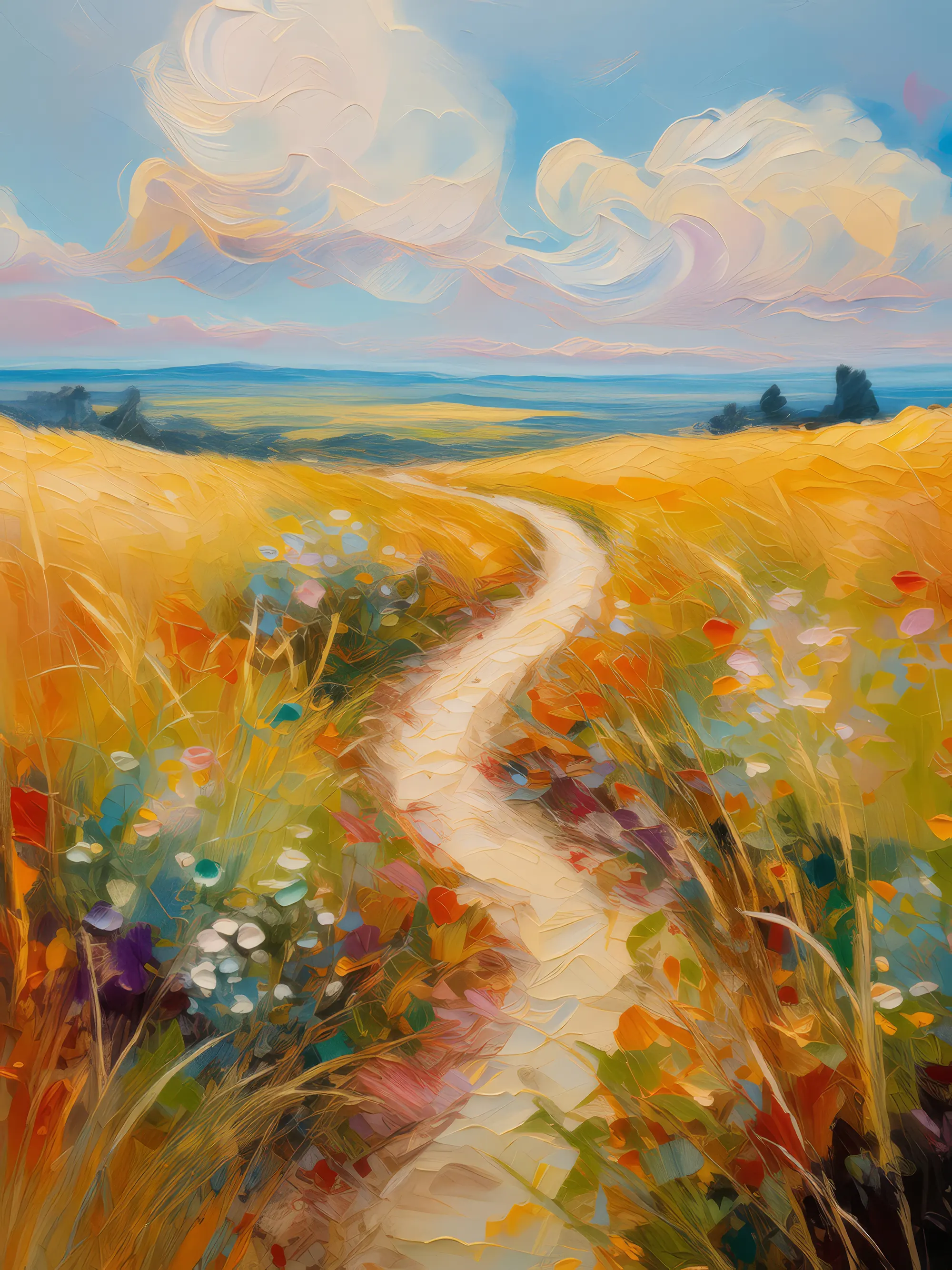 Painting: Prairie Pathway