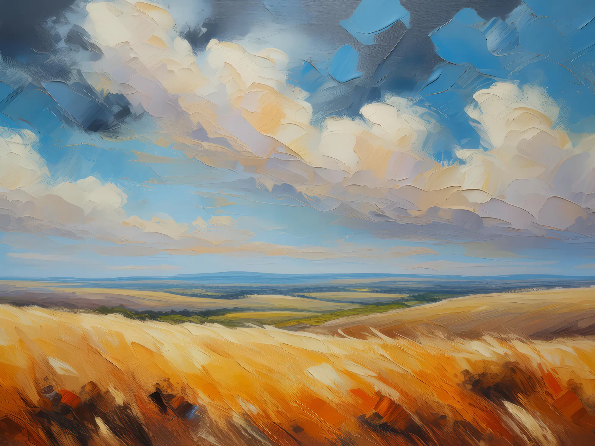 Painting: Prairie Sky