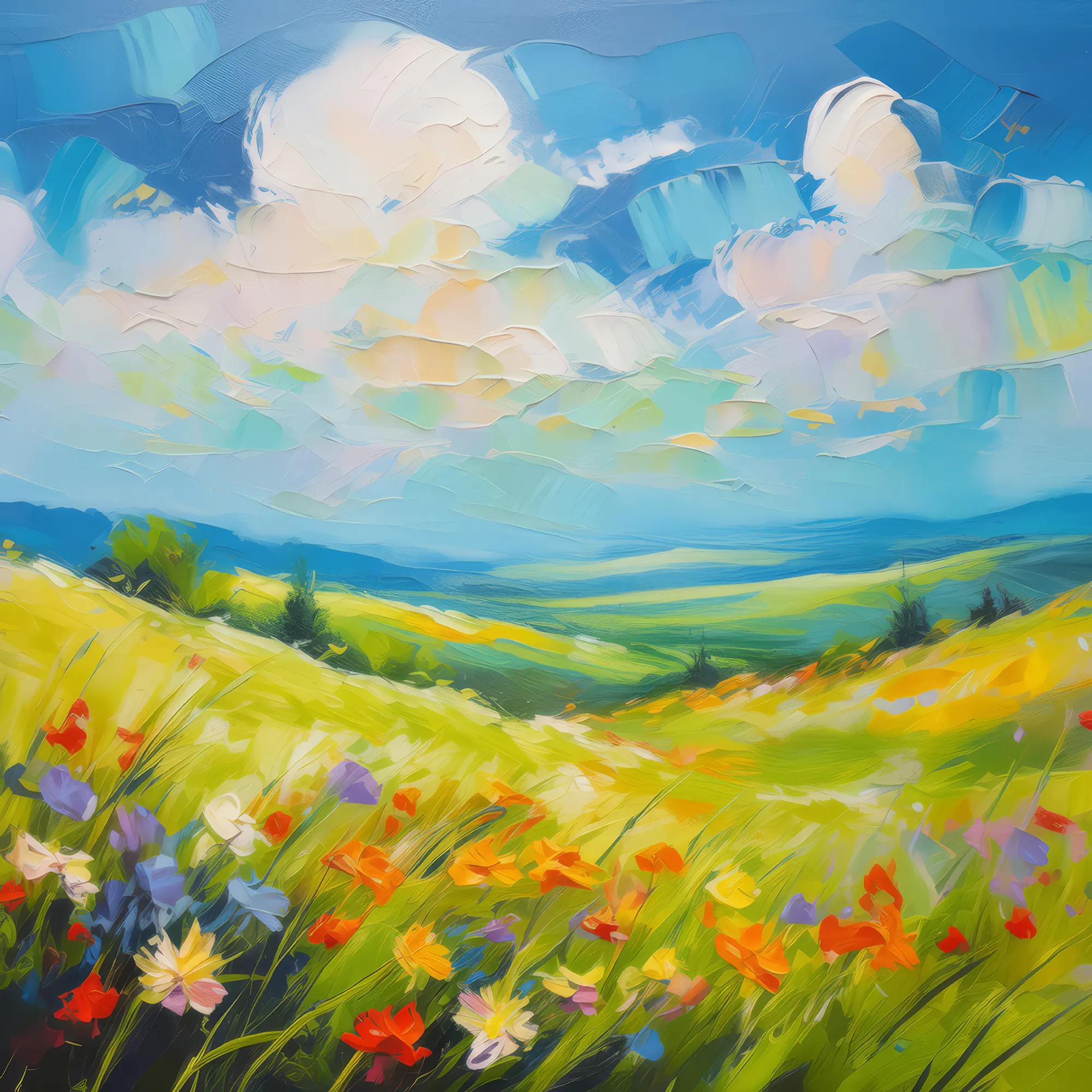 Painting: Prairie Summer Day