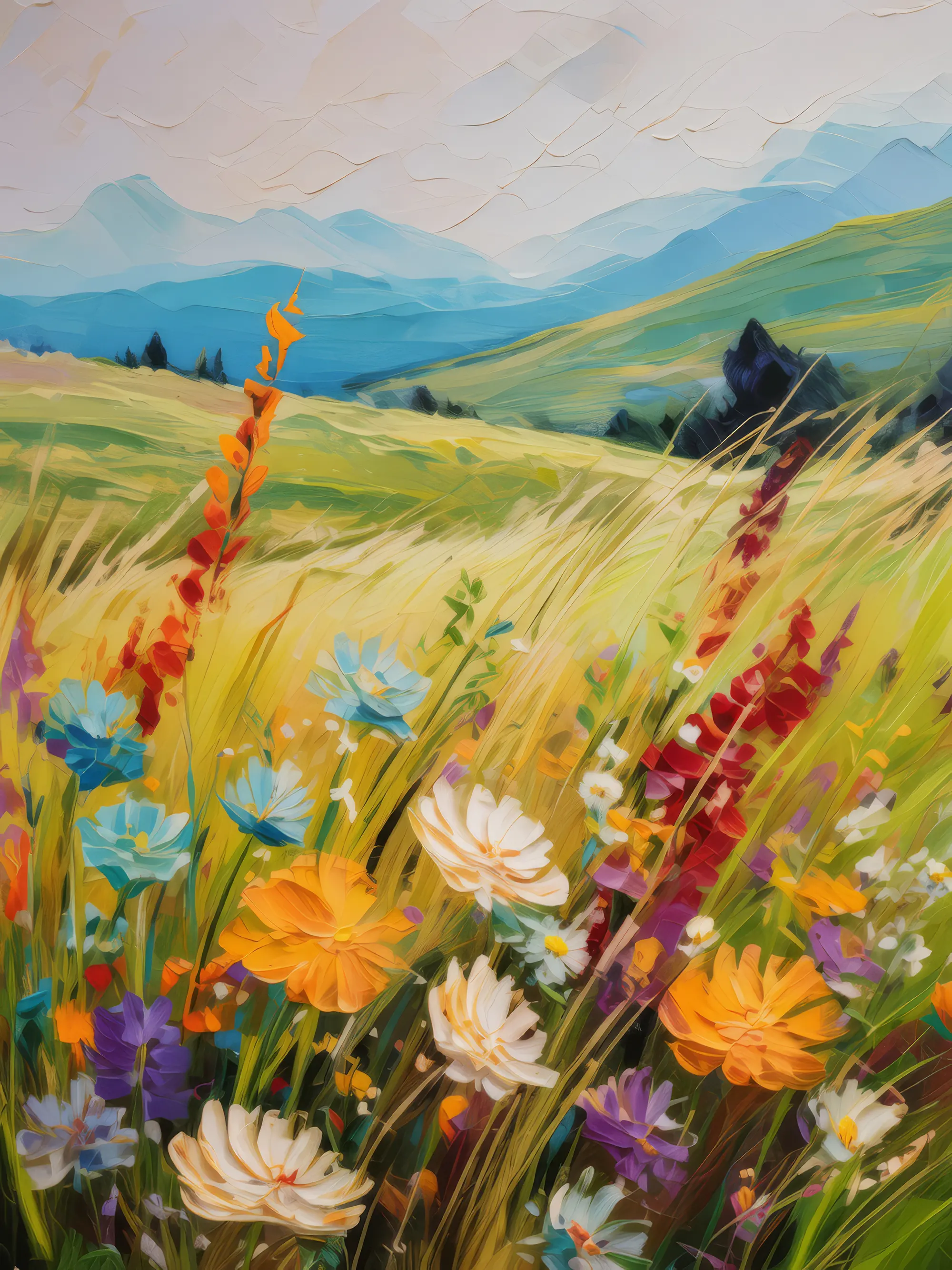 Painting: Prairie Summer Meadow