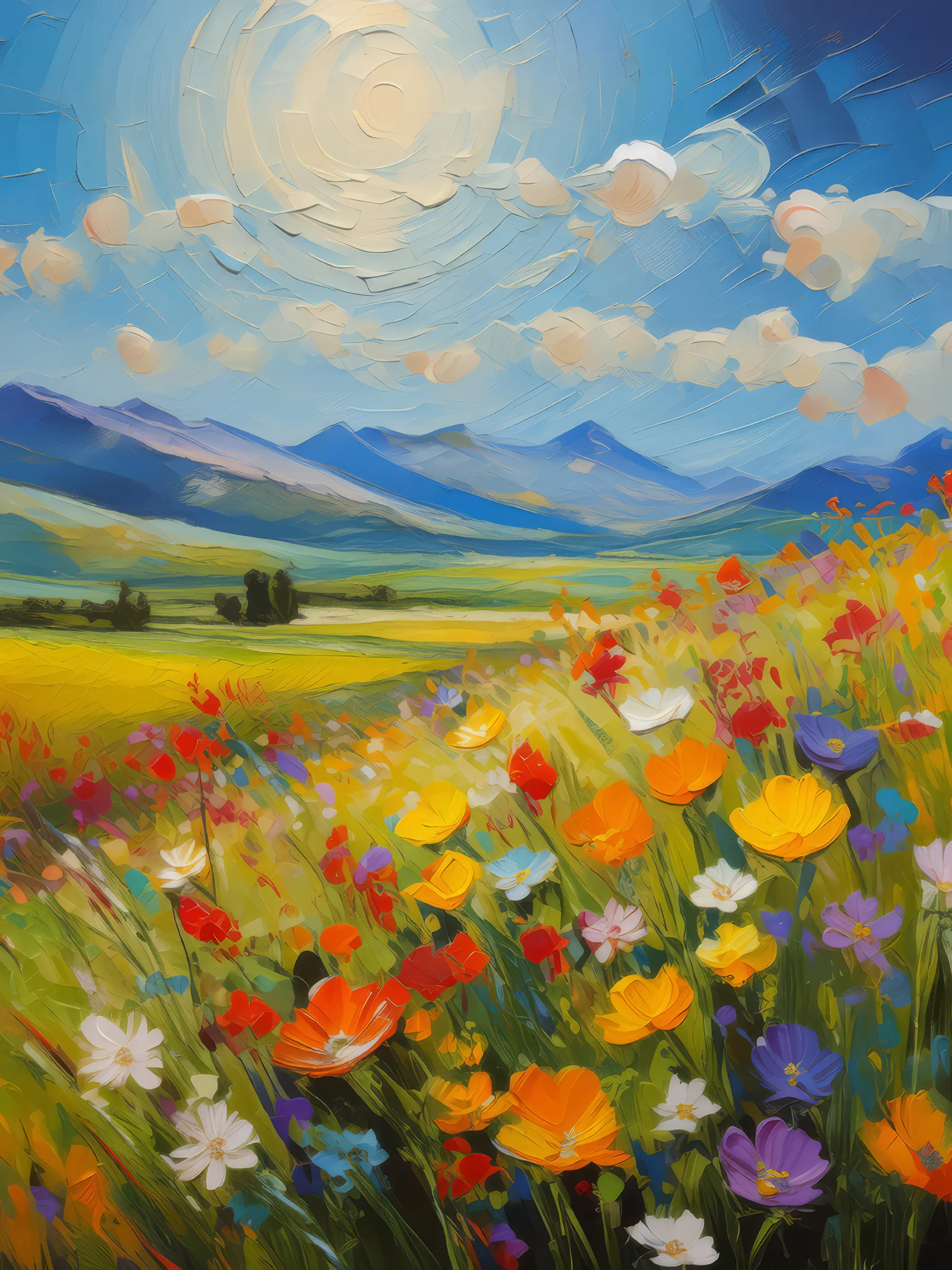 Painting: Prairie in Bloom