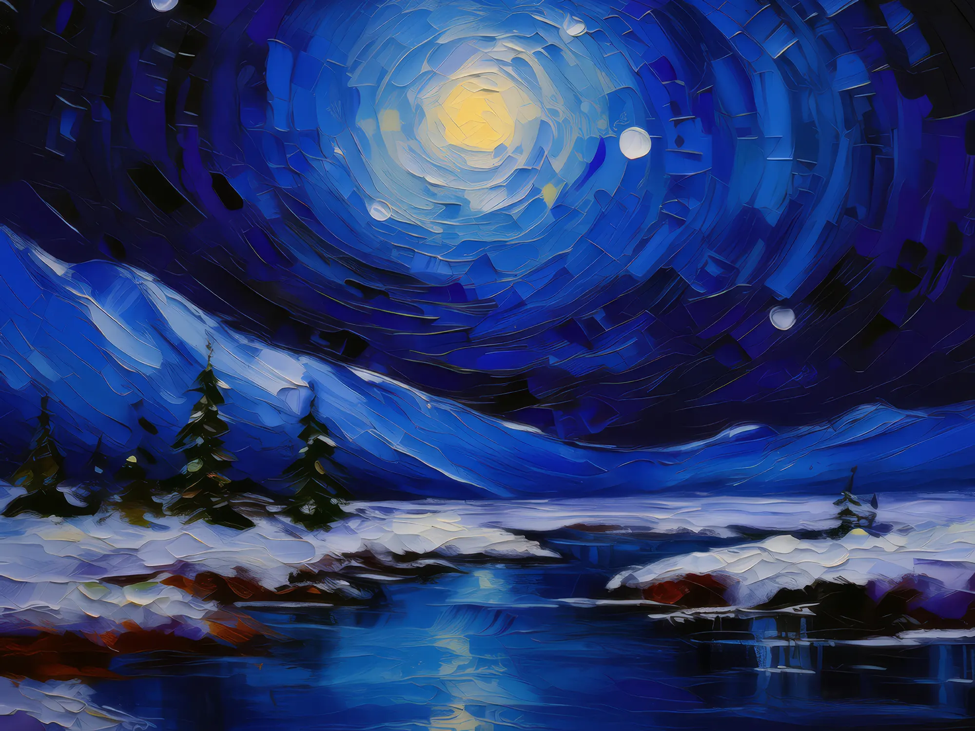 Painting: Realm of the Polar Night
