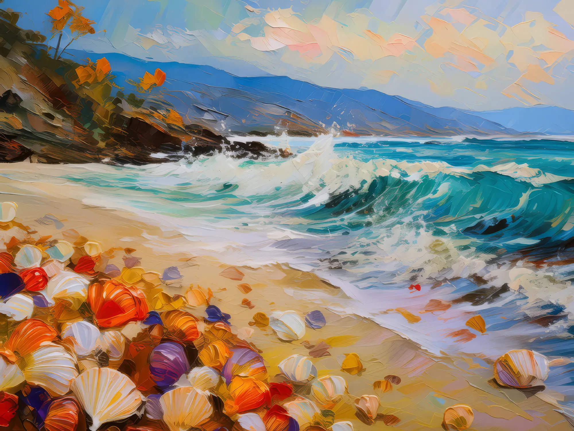 Painting: Sand and Surf