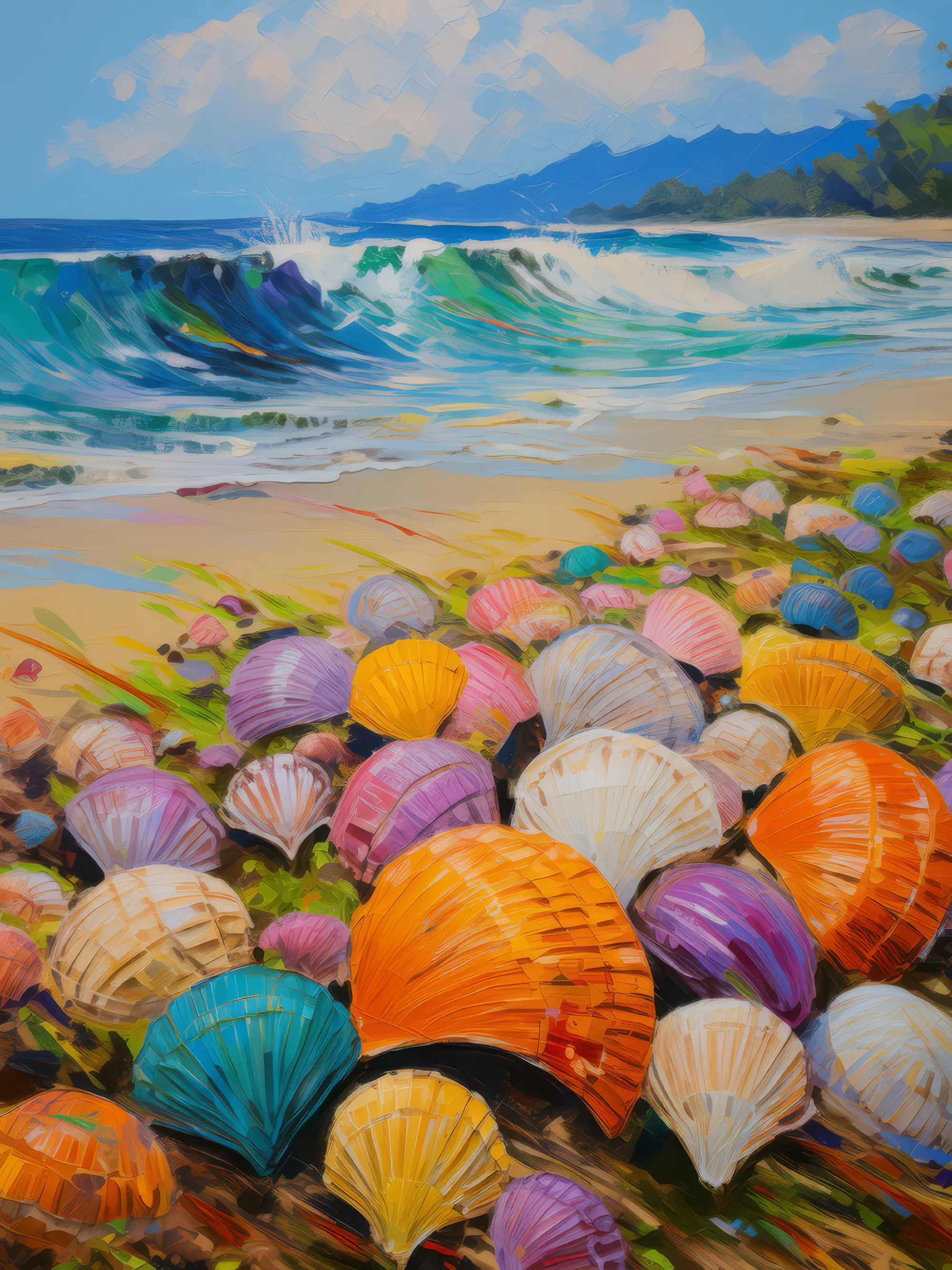 Painting: Seashell Collection