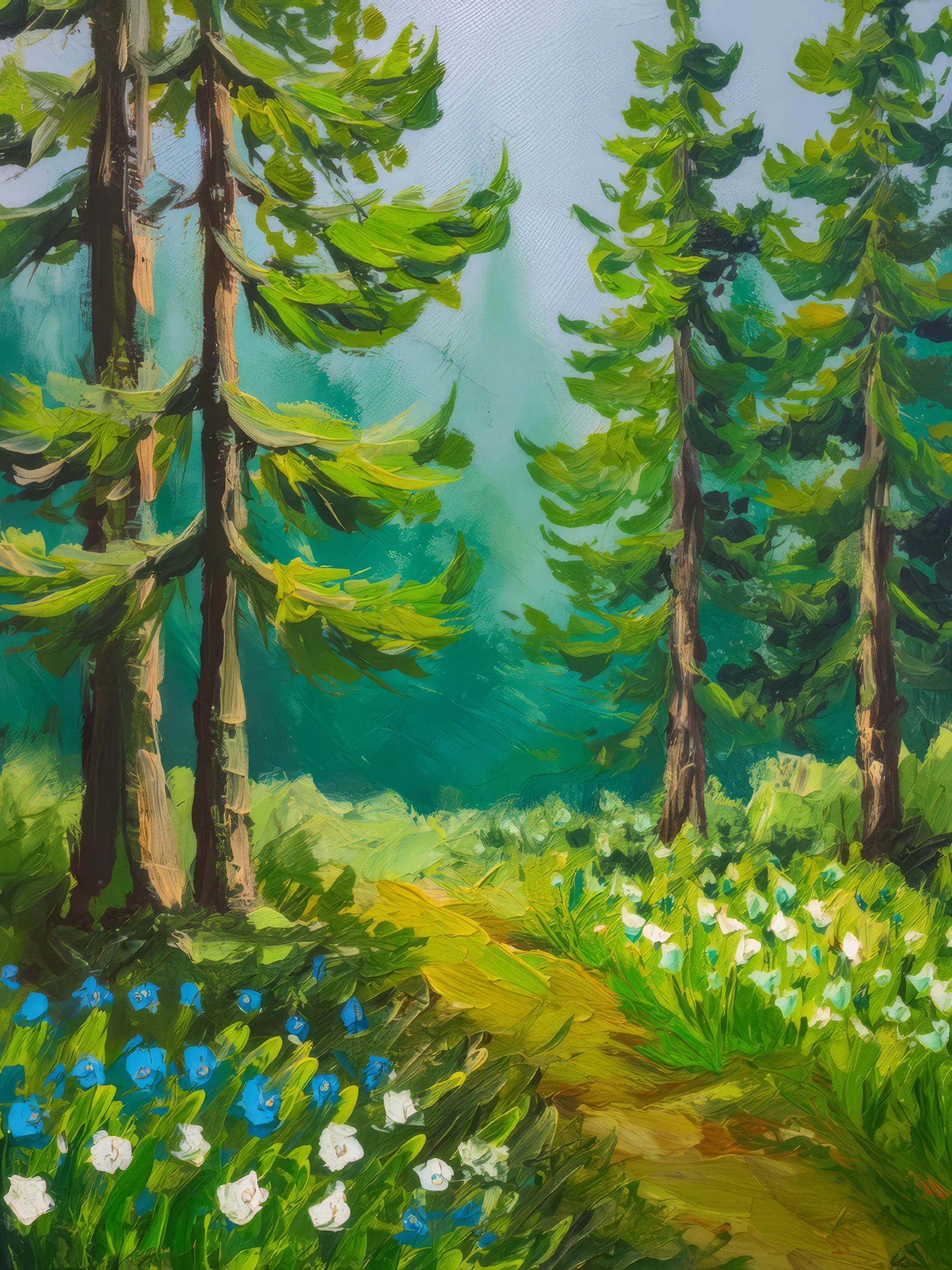 Painting: Spring Boreal Awakening
