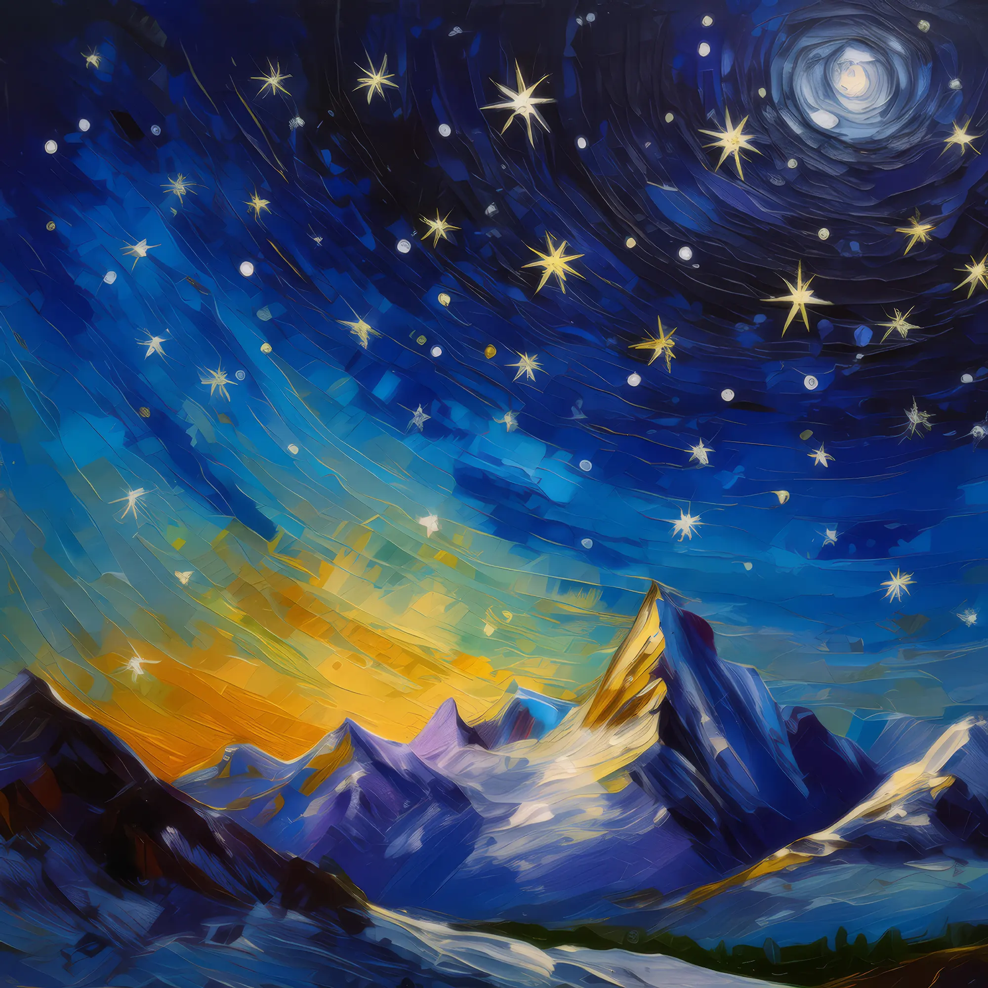 Painting: Starry Polar Night